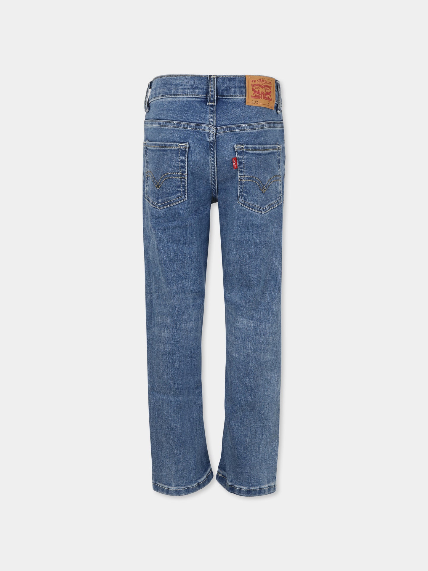 Jeans 511 blu per bambino con logo,Levi's Kids,EL202 M1I