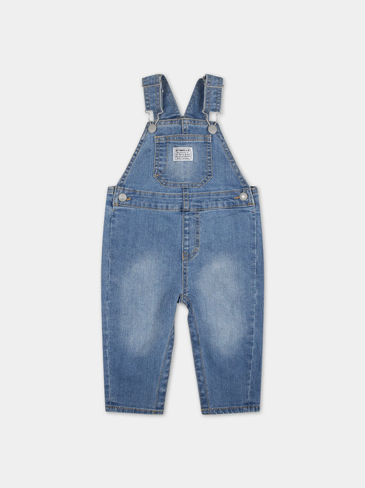Salopette in denim per neonato,Levi's Kids,23WMLK6ED533 M9I