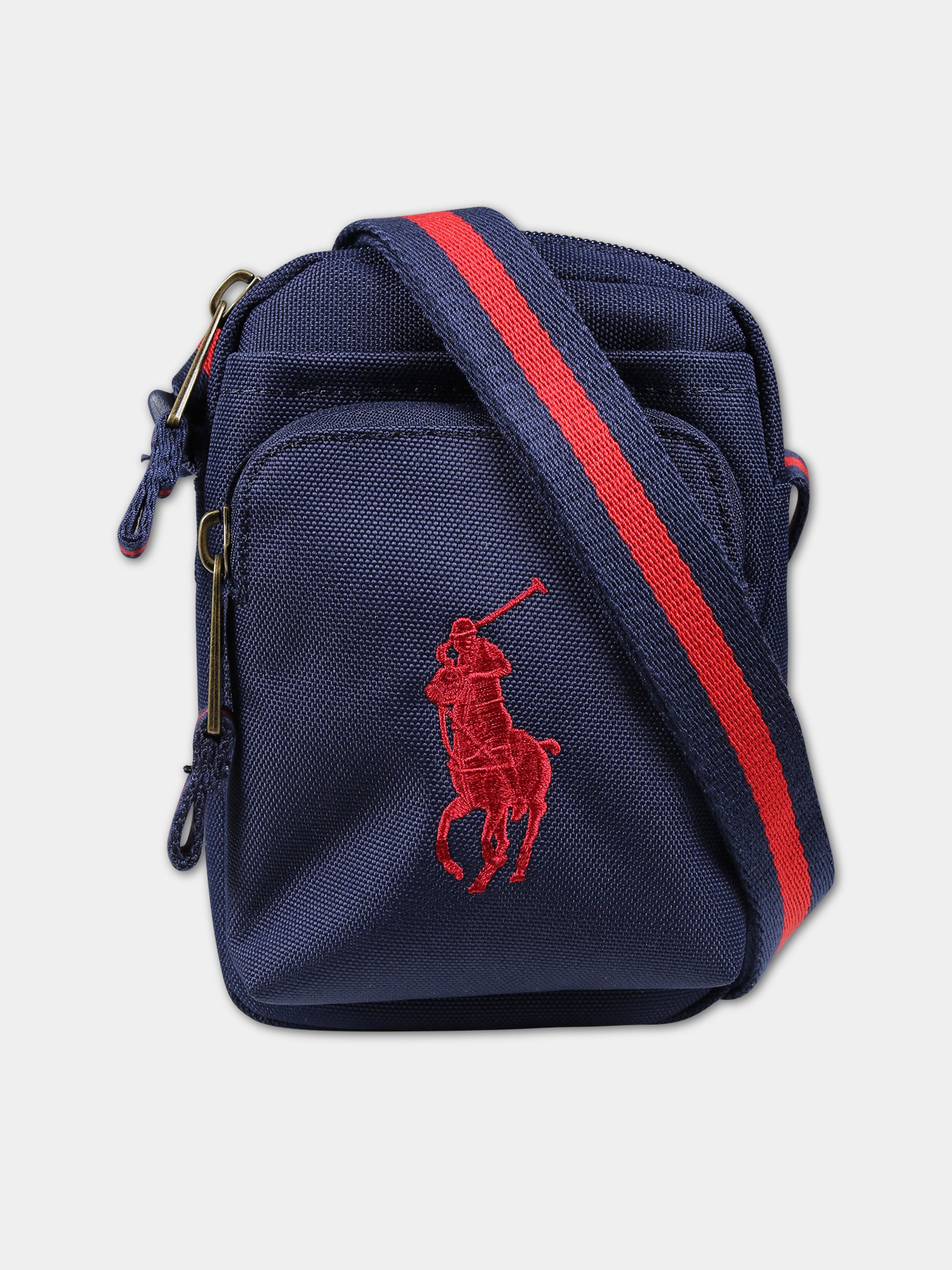 Borsa blu per bambina con logo,Ralph Lauren Kids,23WRL9AR011 BCV