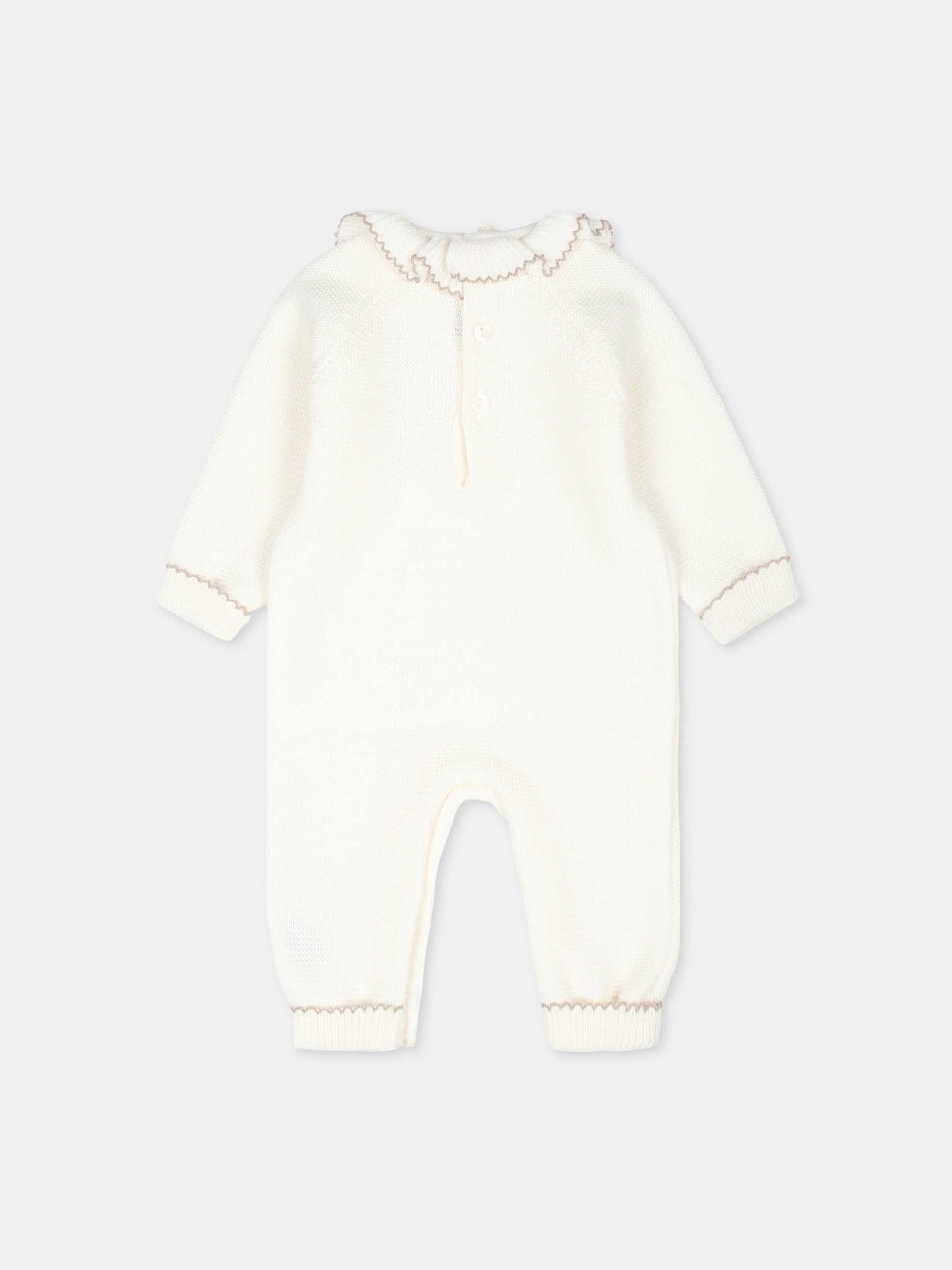 Tutina avorio per neonata,Little Bear,9123 LATTE/TORTORA