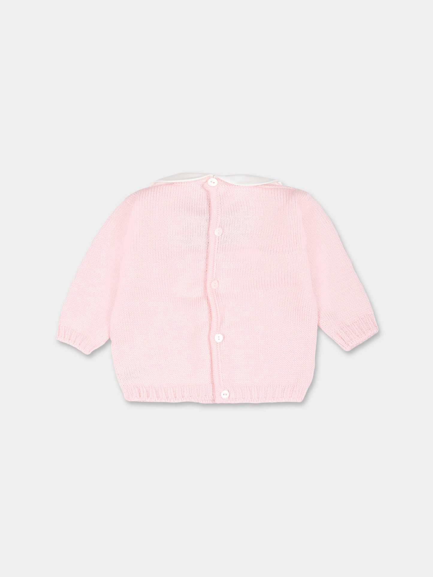 Maglione rosa per neonata,Little Bear,9012 CIPRIA