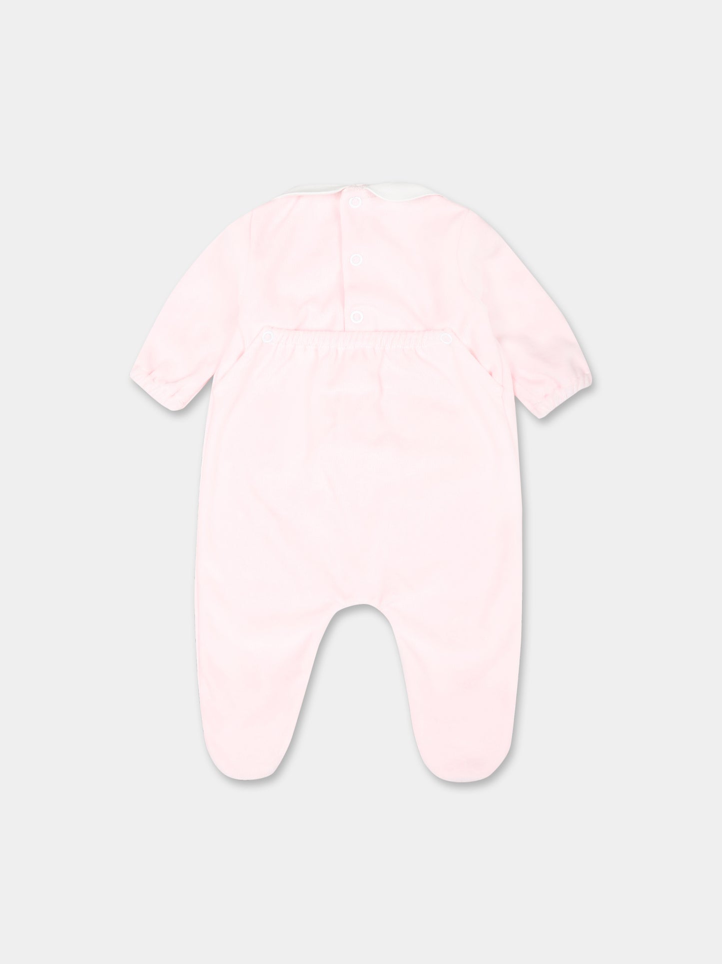 Tutina rosa per neonata con logo,Little Bear,9034 CIPRIA