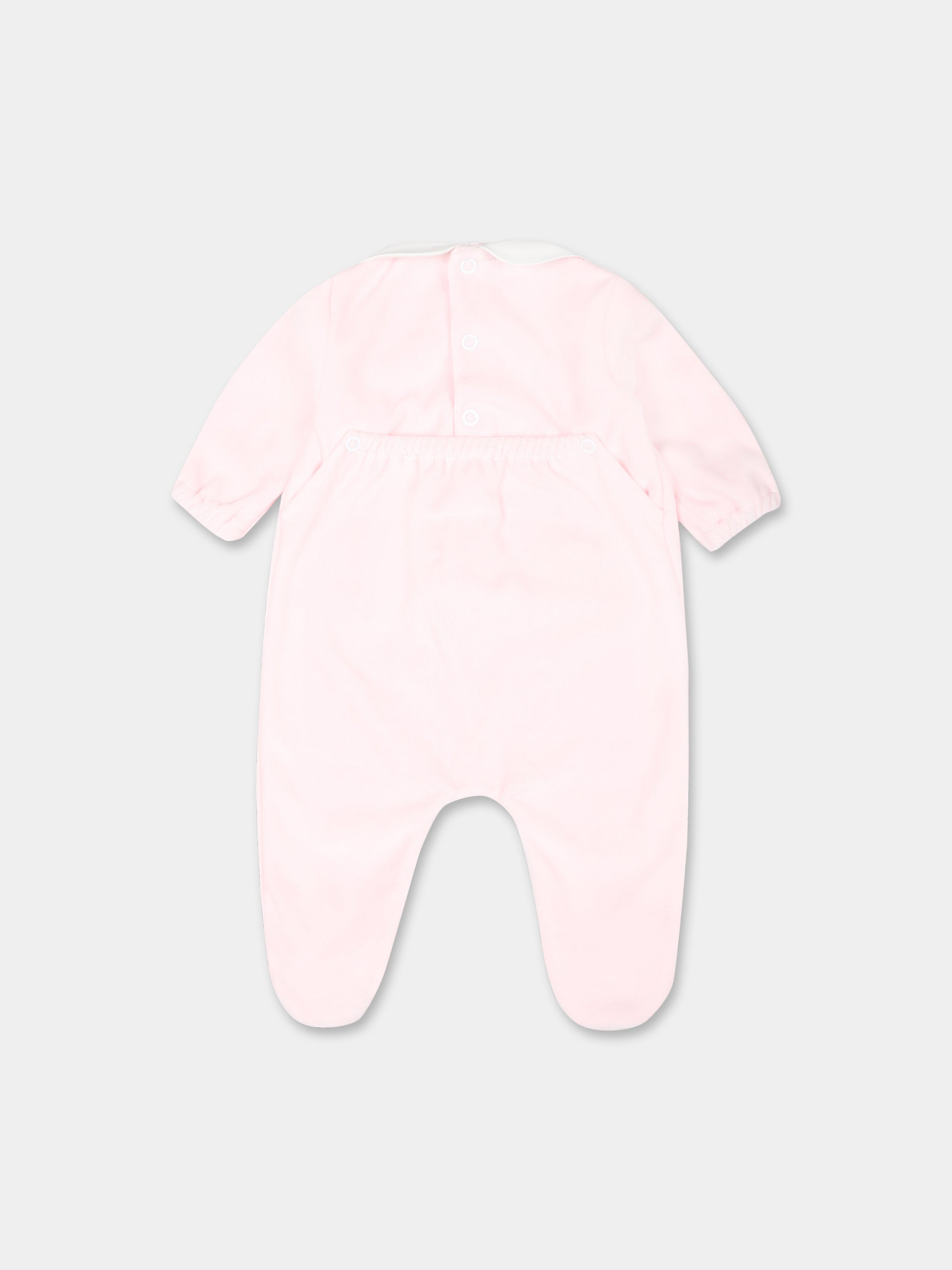 Tutina rosa per neonata con logo,Little Bear,9034 CIPRIA