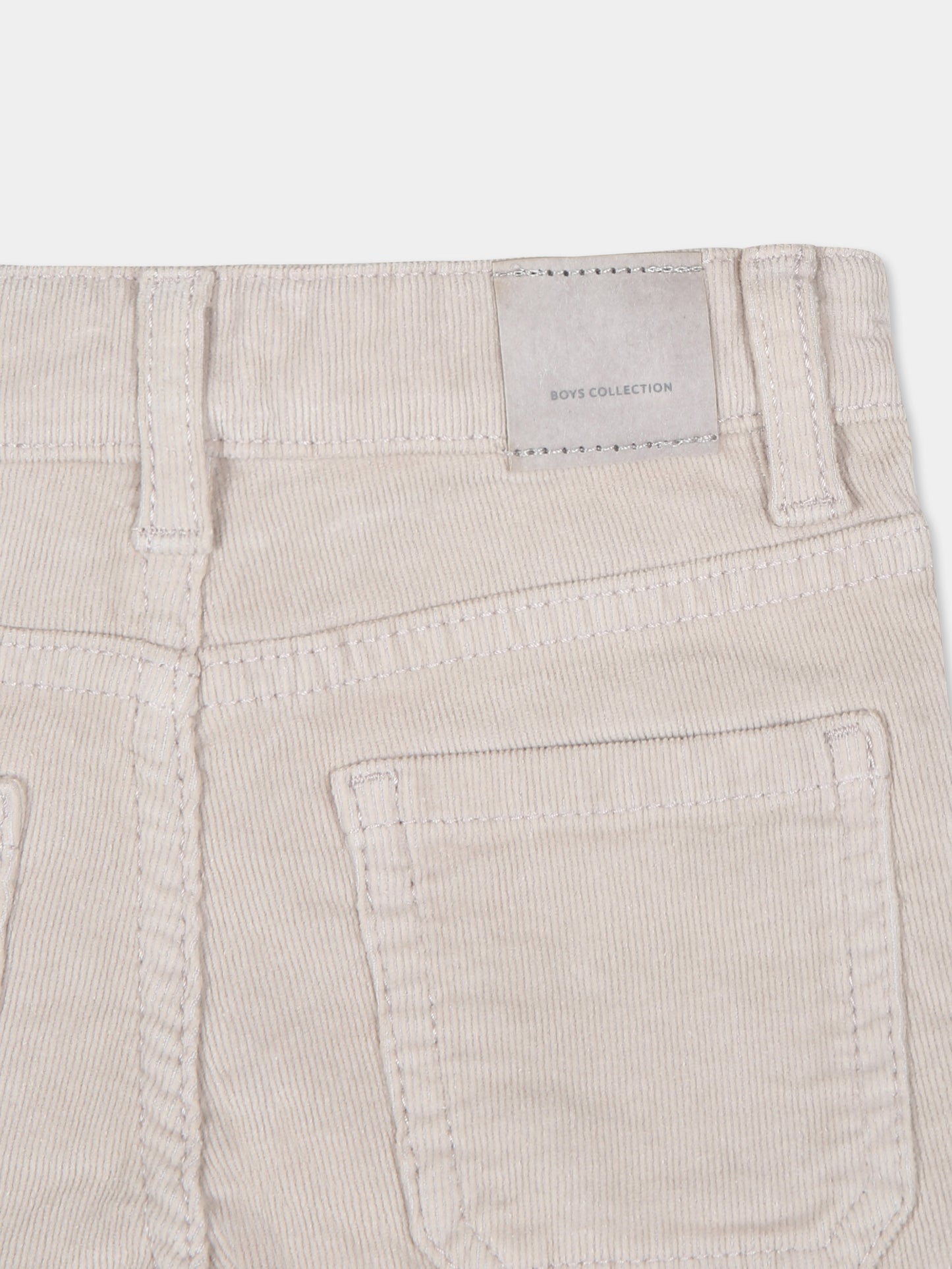 Pantaloni beige per neonato con logo,Mayoral,502 027