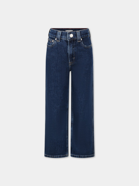 Jeans in denim per bambina con logo,Tommy Hilfiger Junior,23W KG0KG07536 1BJ