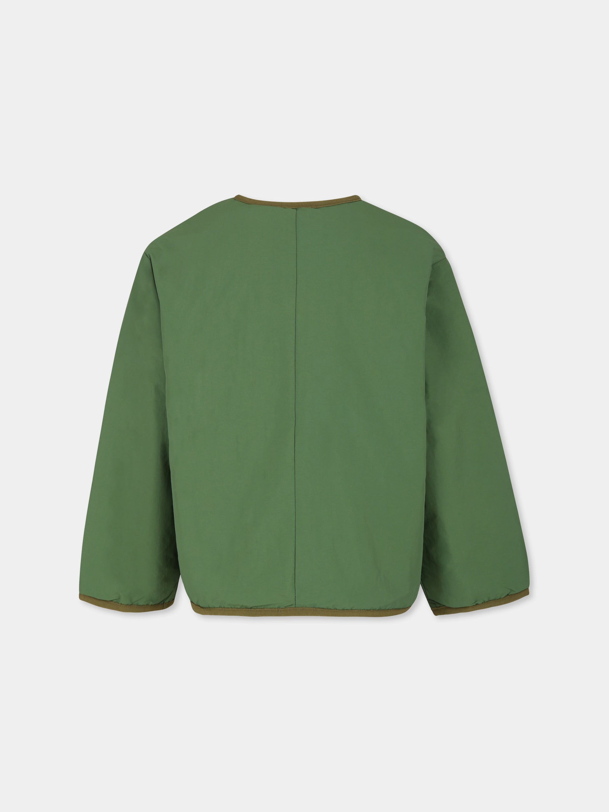 Piumino verde reversibile per bambini con logo,Bobo Choses,B224AC129