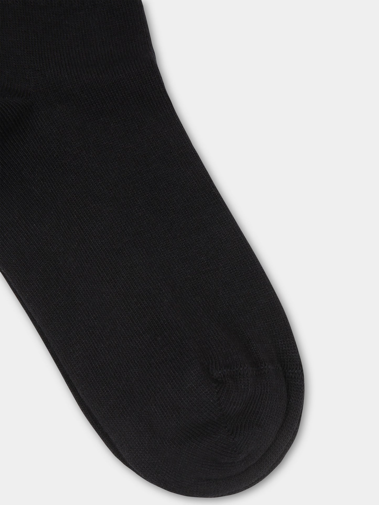 Calze nere per bambino con logo,Palm Angels,PBRA005C99KNI0041001