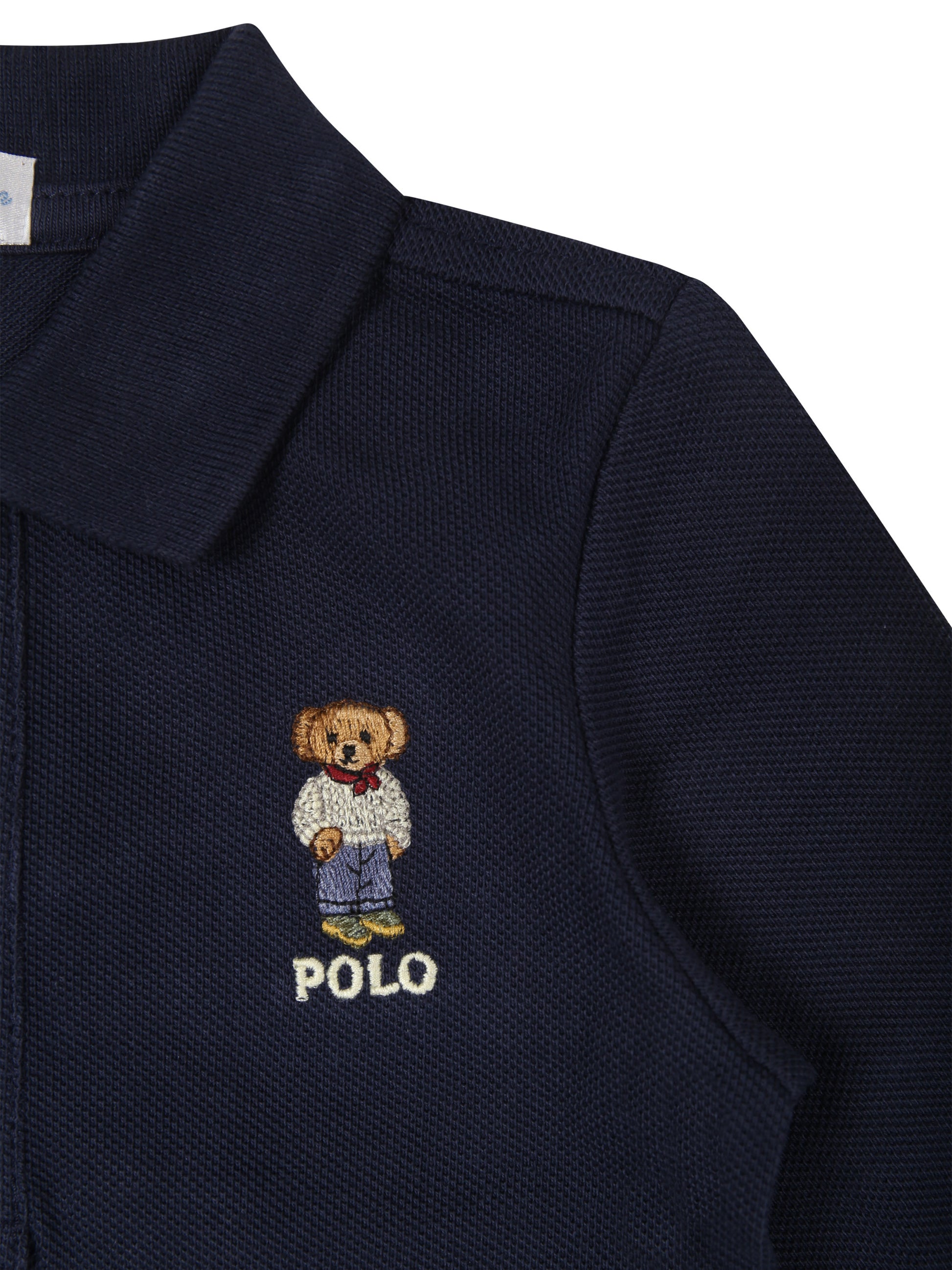 Tutina blu per neonato con Polo Bear,Ralph Lauren Kids,952923001