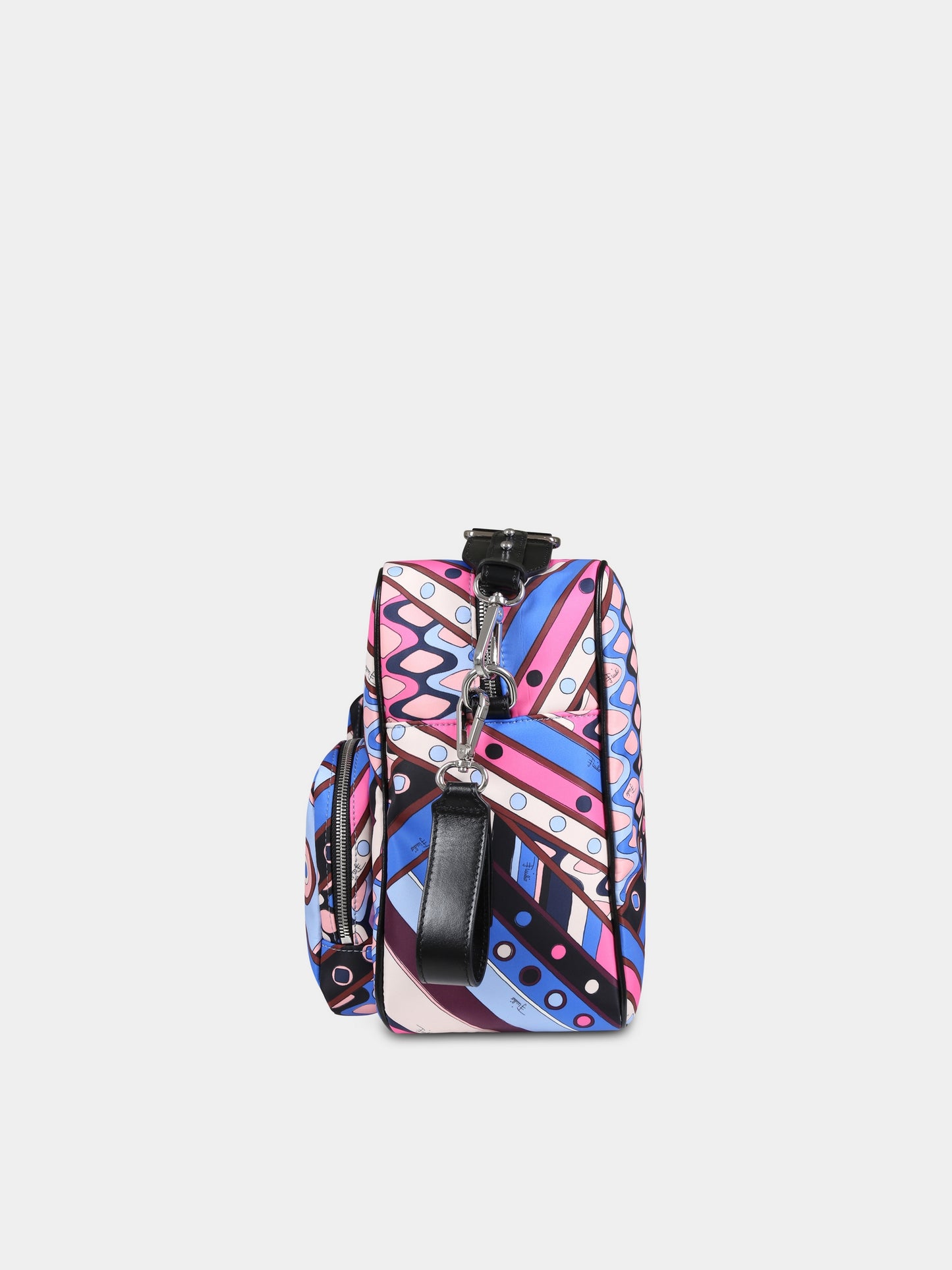 Borsa multicolor per neonata con stampa e logo,Emilio Pucci Junior,PV0038 N0301 999VI