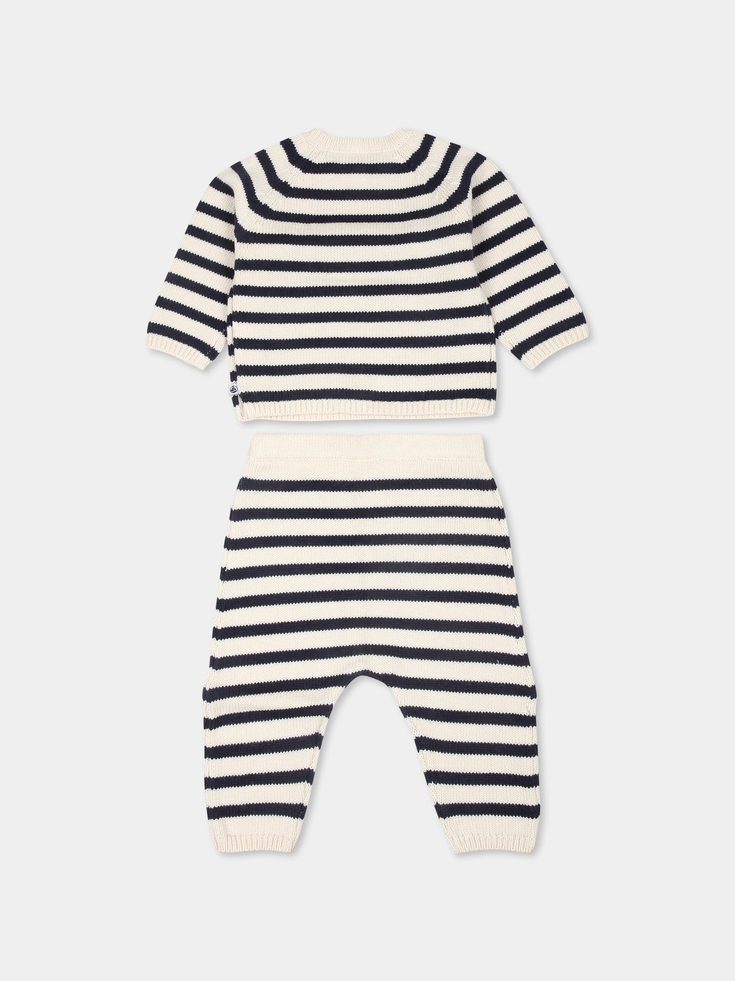 Completo nascita multicolor per neonati,Petit Bateau,A0AZM AVALANCHE/SMOKING 01