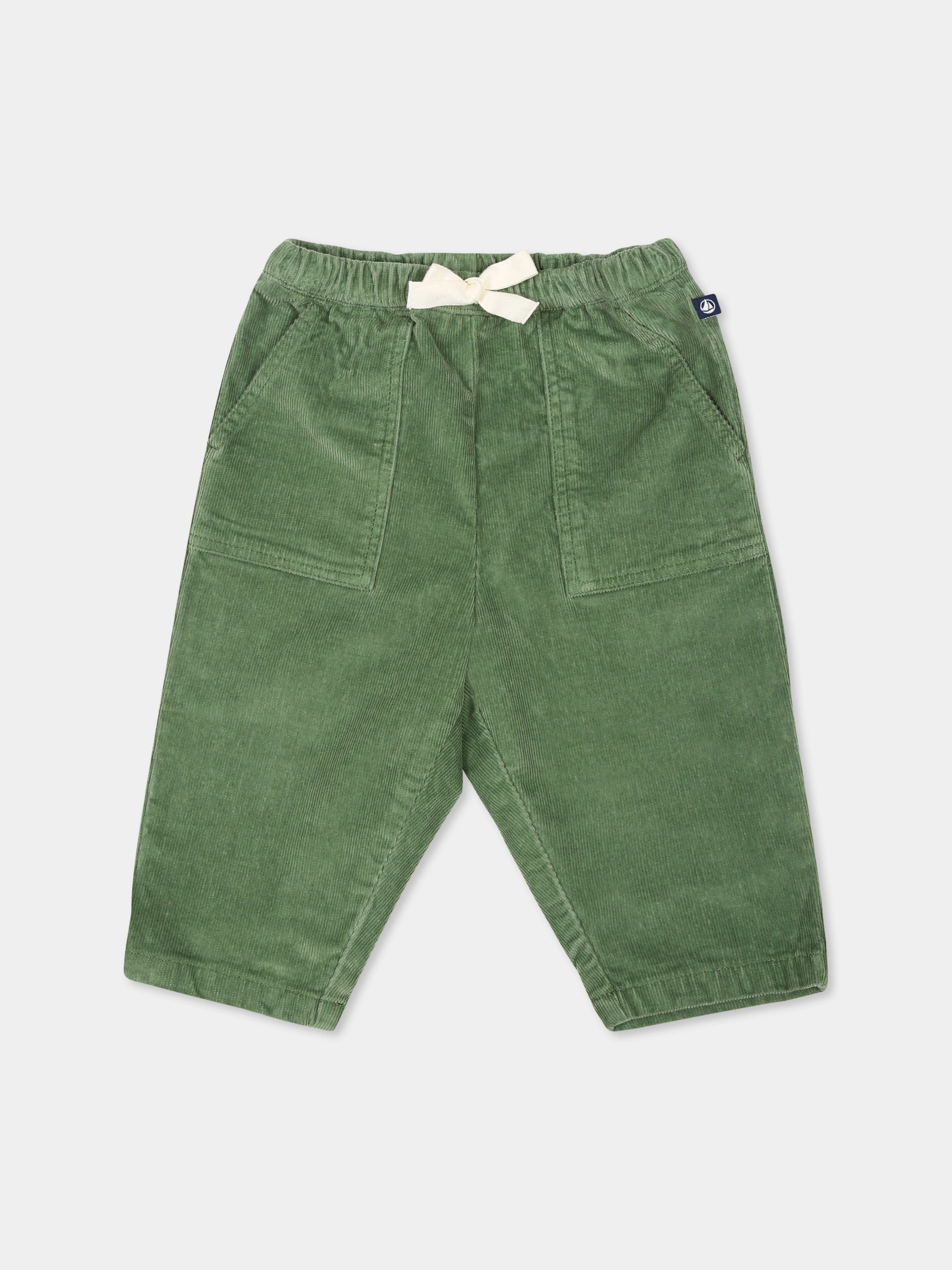 Pantaloni verdi per neonato,Petit Bateau,A0B15 PALMERAIE 02