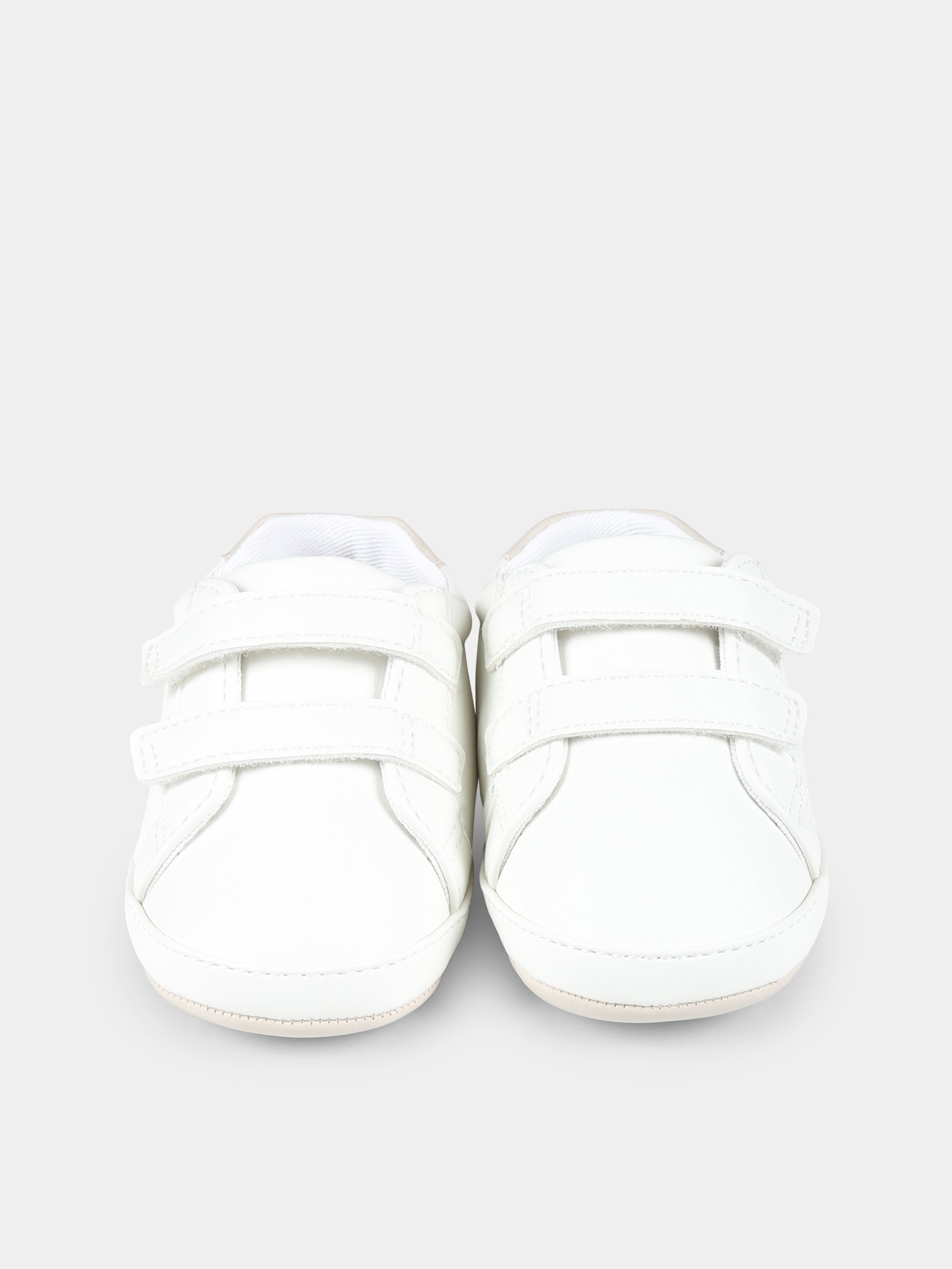 Sneakers avorio per neonata con logo,Calvin Klein Kids,V0A9 80970 1433X511