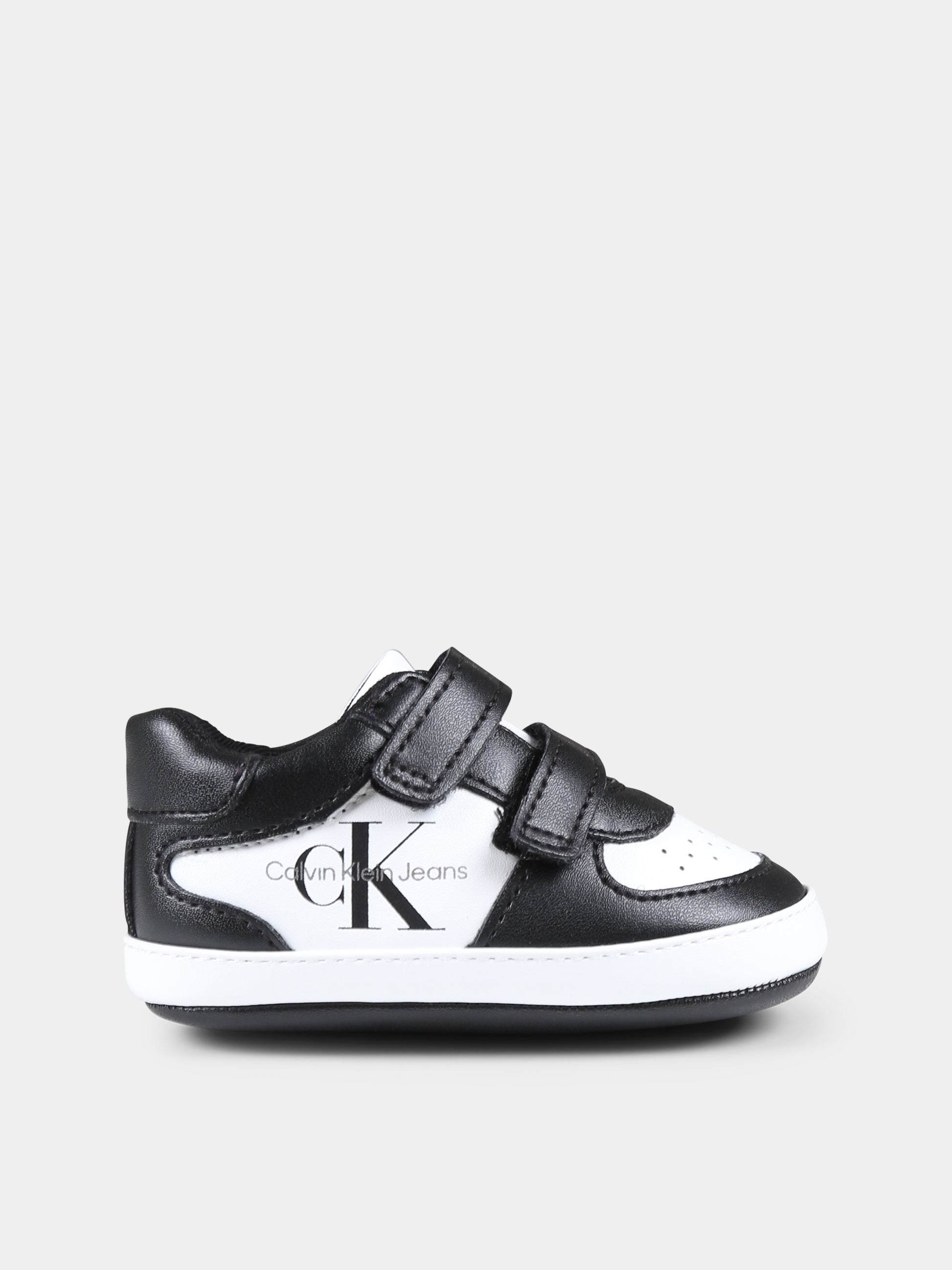 Sneakers nere per neonati con logo,Calvin Klein Kids,V0B9 81040 1433X001