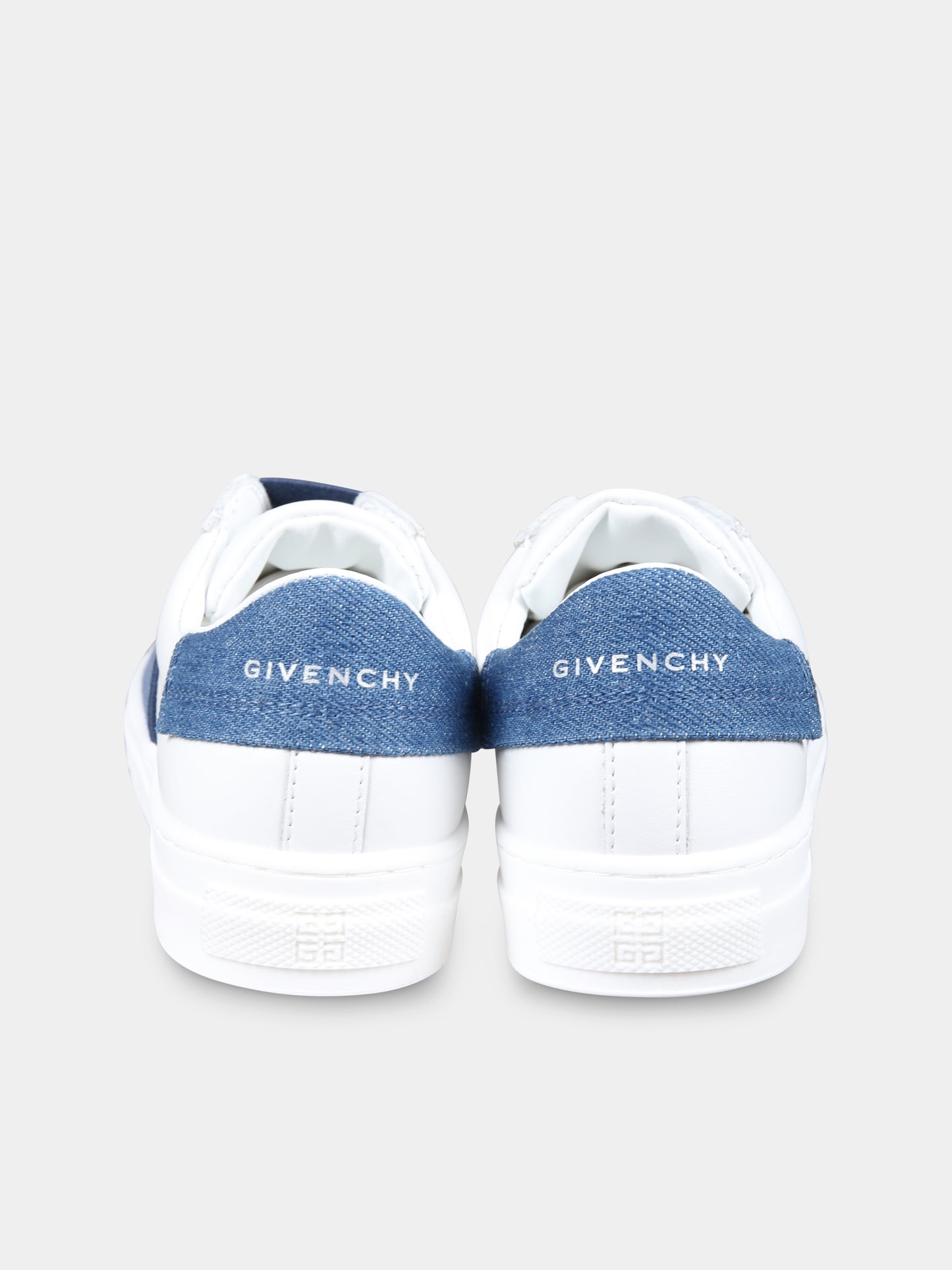 Sneakers bianche per bambini con logo,Givenchy Kids,H30372 10P