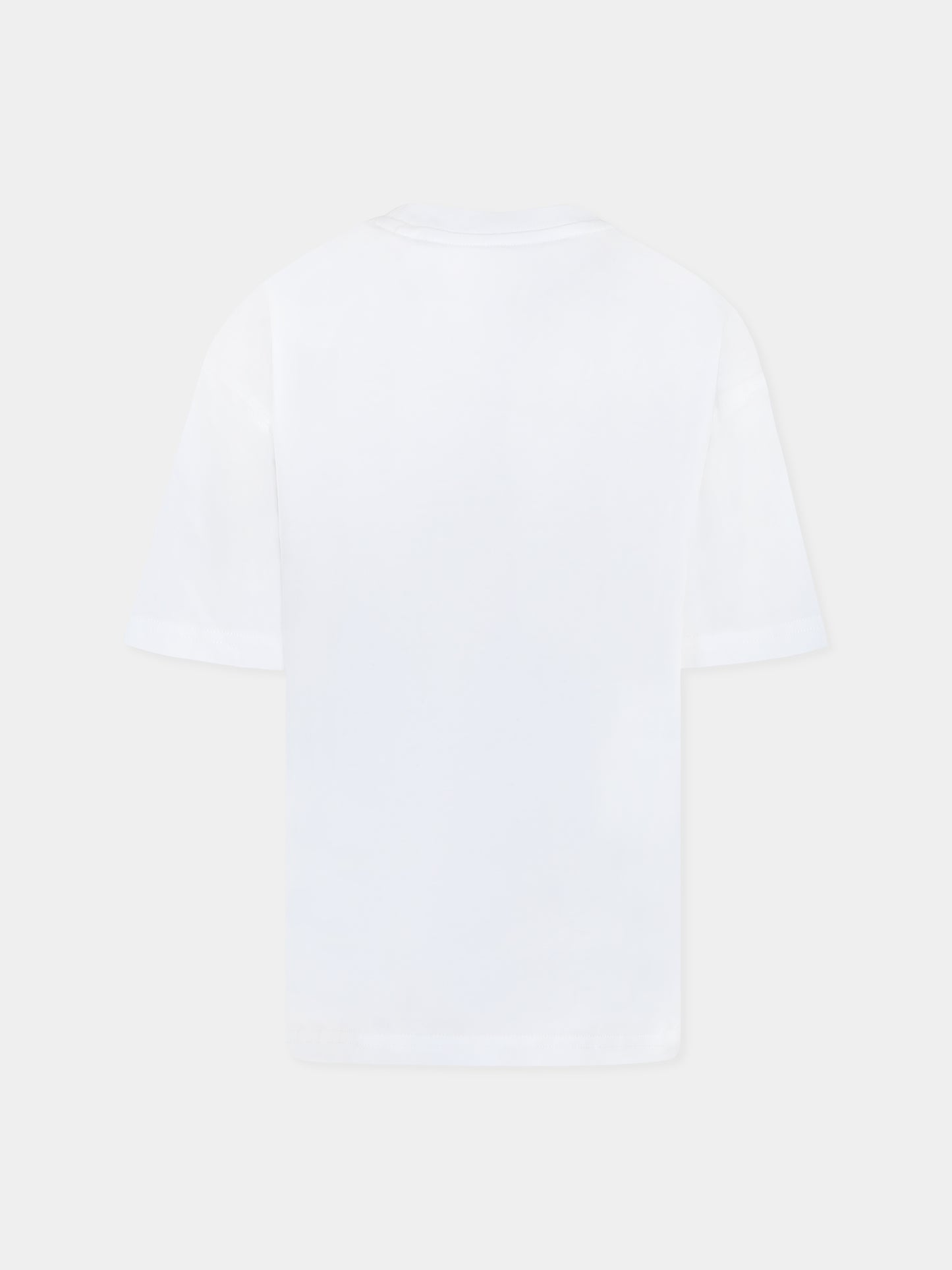 White t-shirt for kids with logo