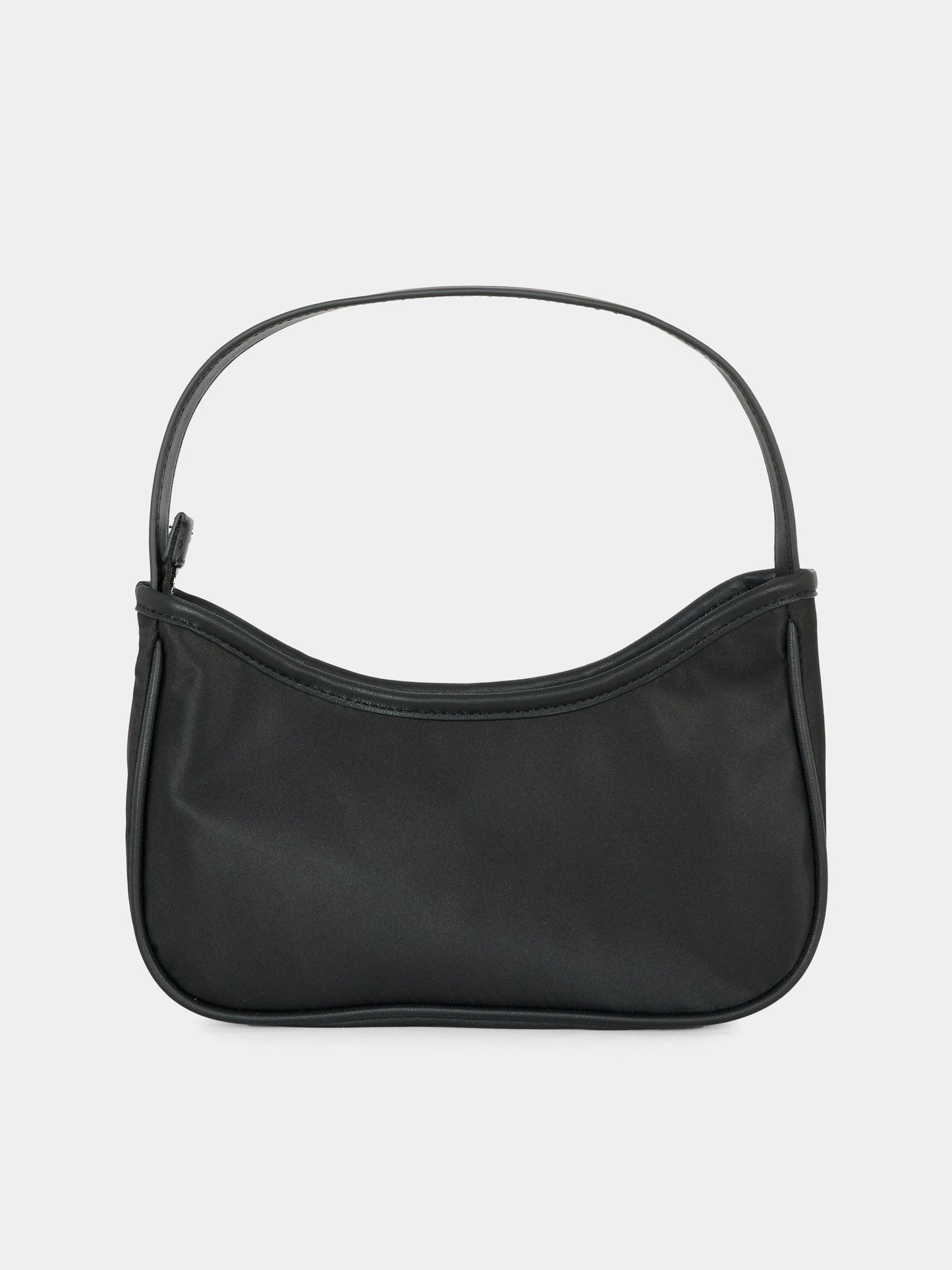 Borsa nera per bambina con monogramma,Calvin Klein Kids,IU0IU00684 BEH