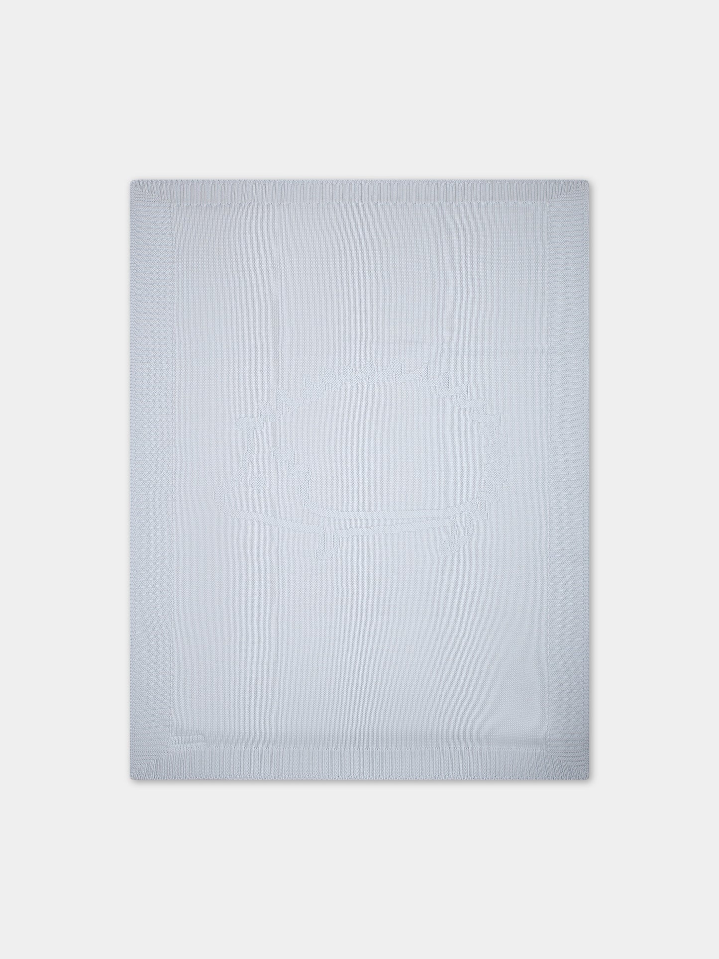 Coperta celeste per neonato con riccio,Tartine Et Chocolat,T60006F 41