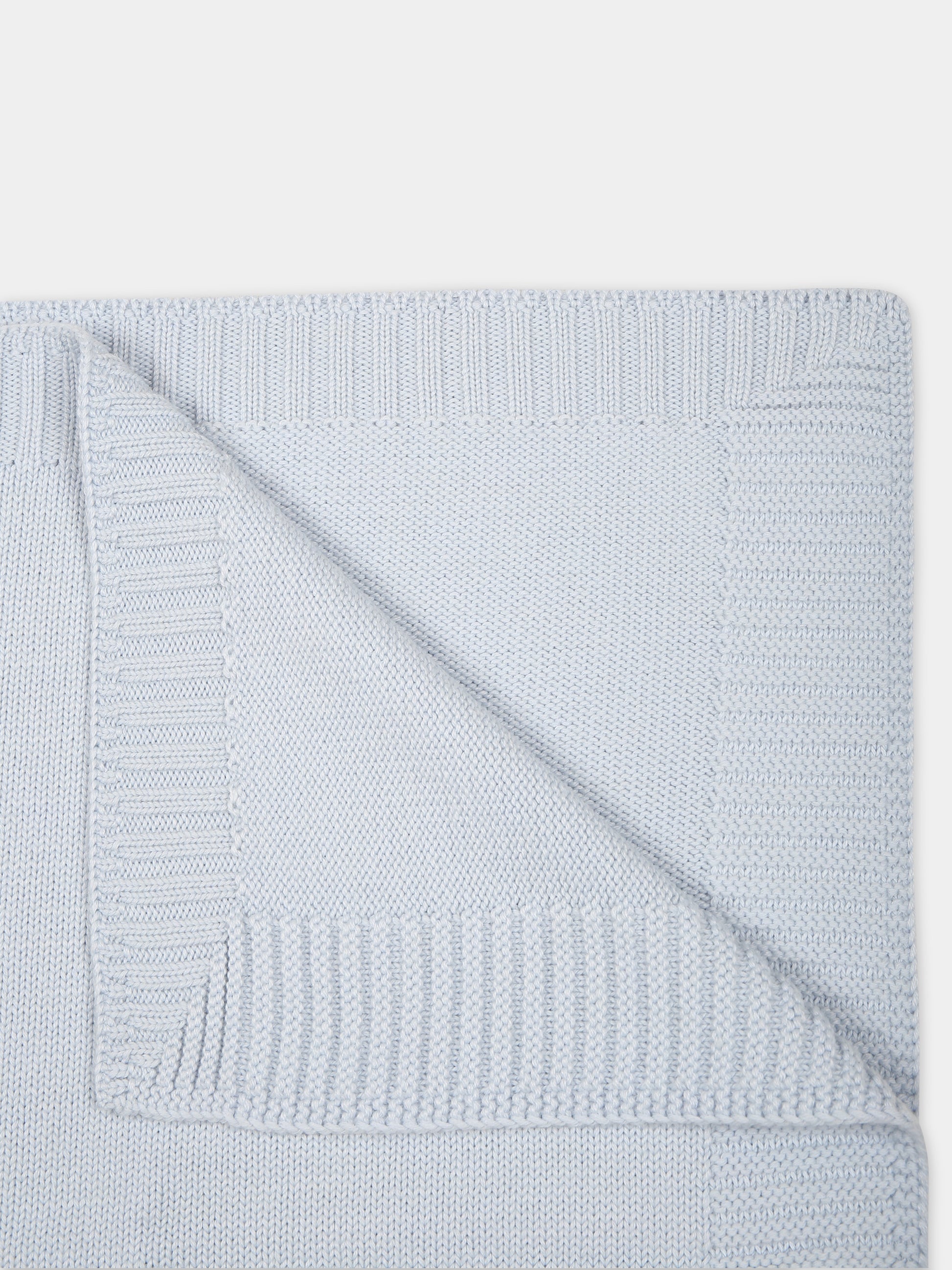 Coperta celeste per neonato con riccio,Tartine Et Chocolat,T60006F 41