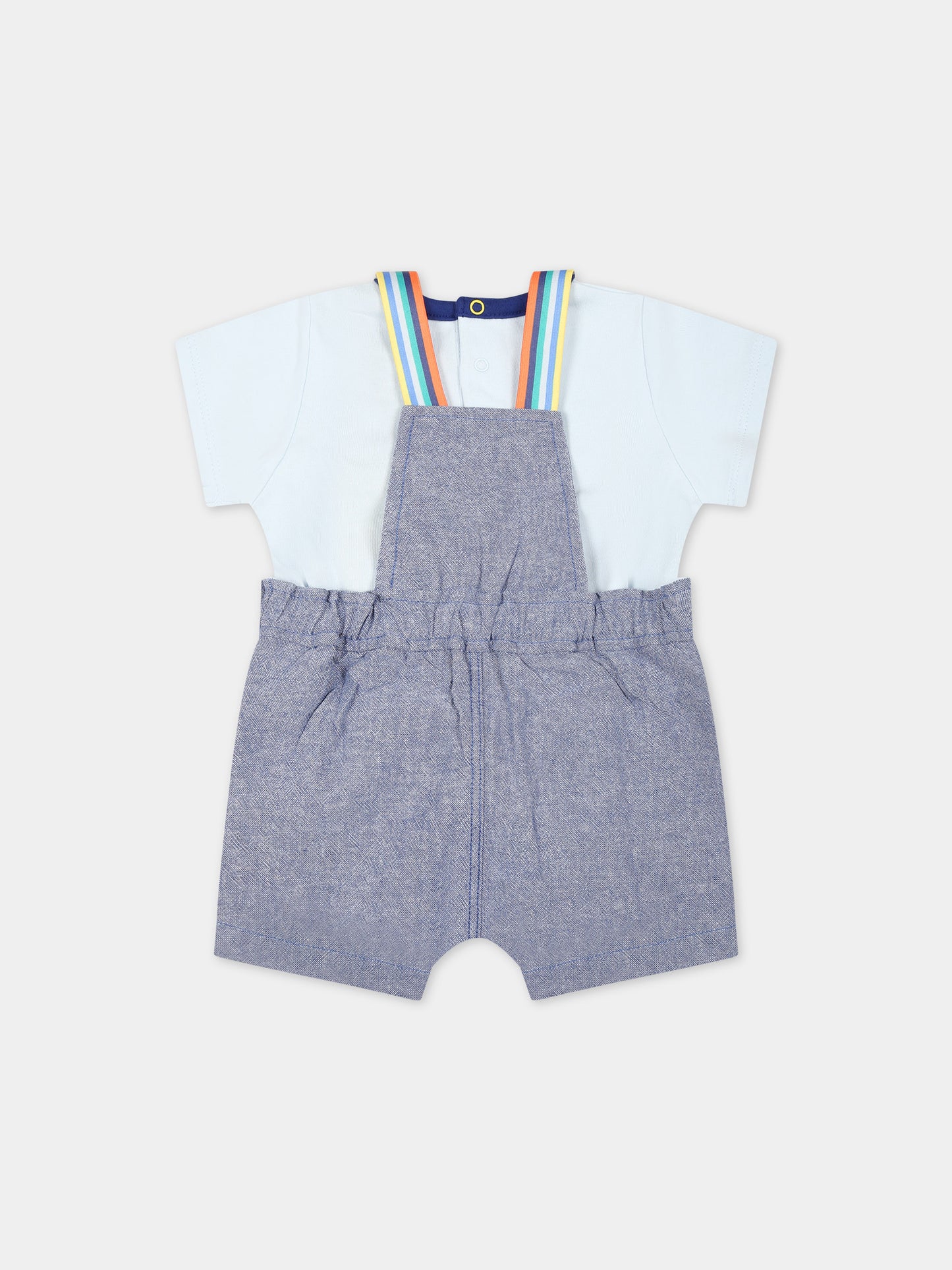 Completo celeste per neonato con logo,Marc Jacobs,W98165 791