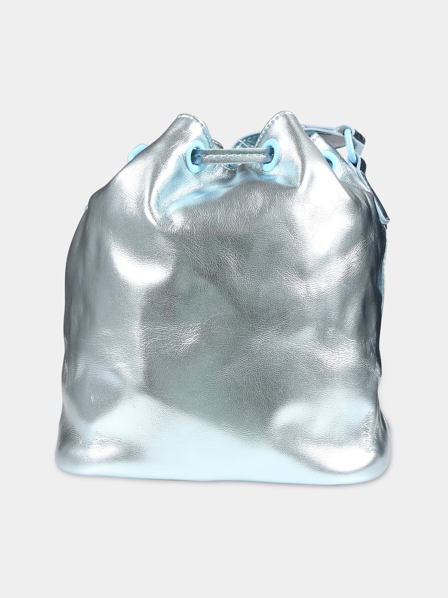 Borsa celeste per bambina con stelle,Stella Mccartney Kids,TT0B88 Z0226 630