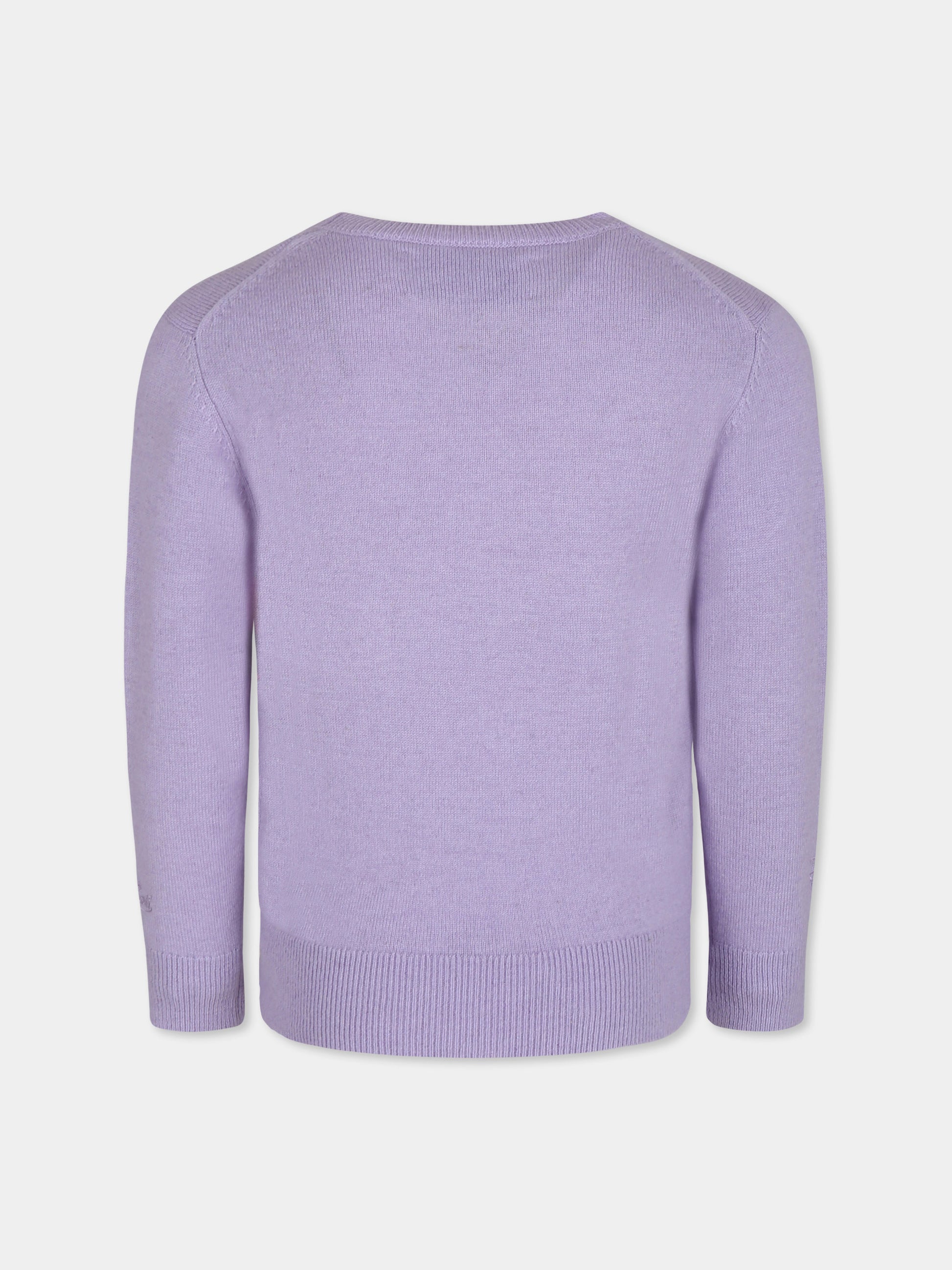 Maglione lilla per bambina con Minnie,Mc2 Saint Barth,PRC0001 - 01774G