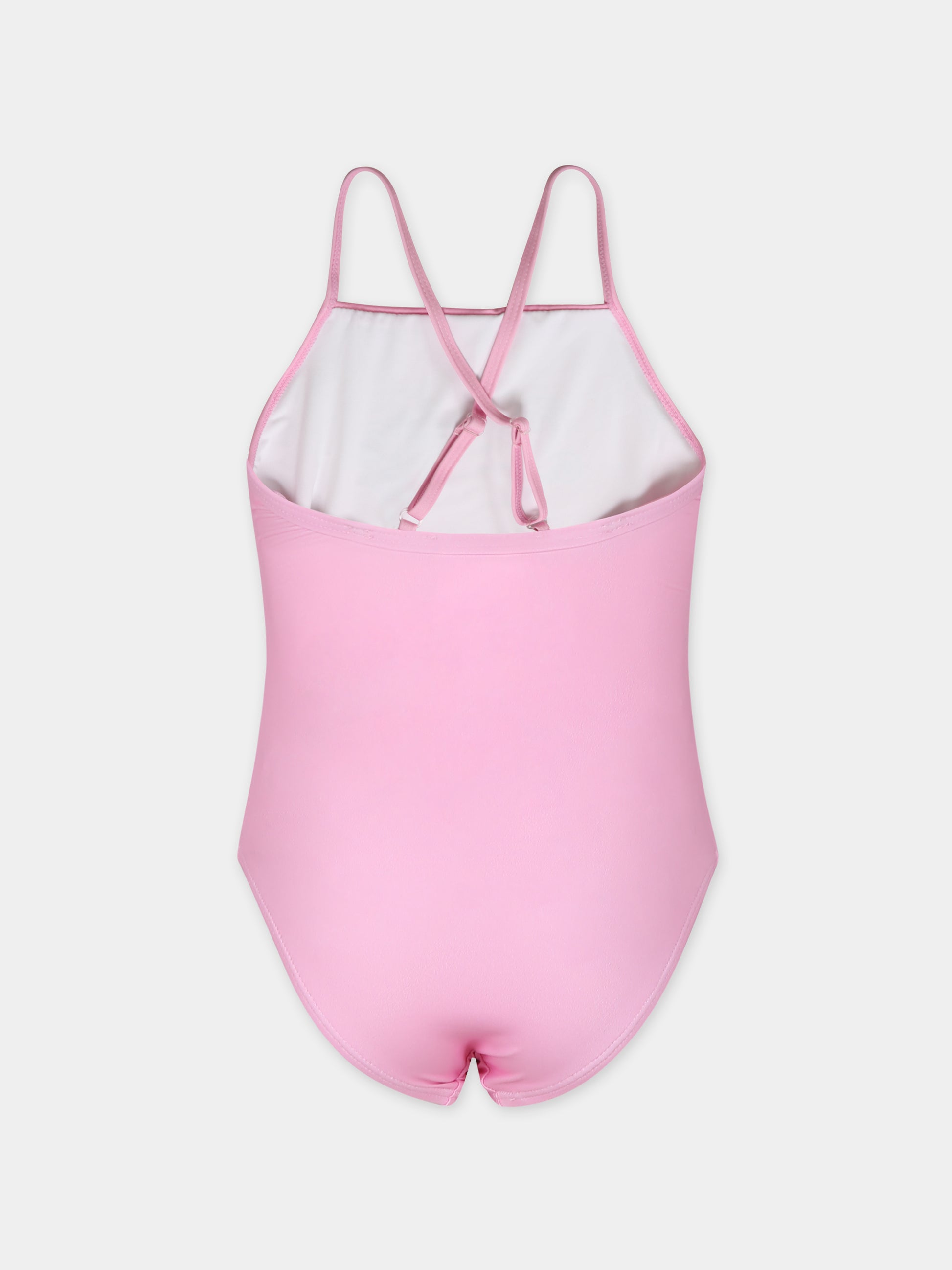 Completo rosa per bambina con scritta Barbie,Monnalisa,19C088 3702 9993