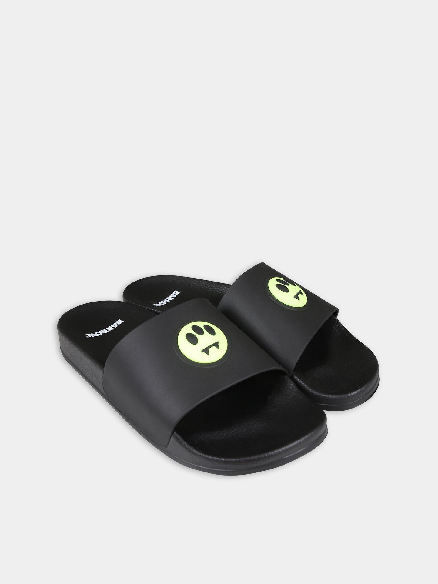 Ciabatte nere per bambino con smile,Barrow,S4BKJUSP168 110