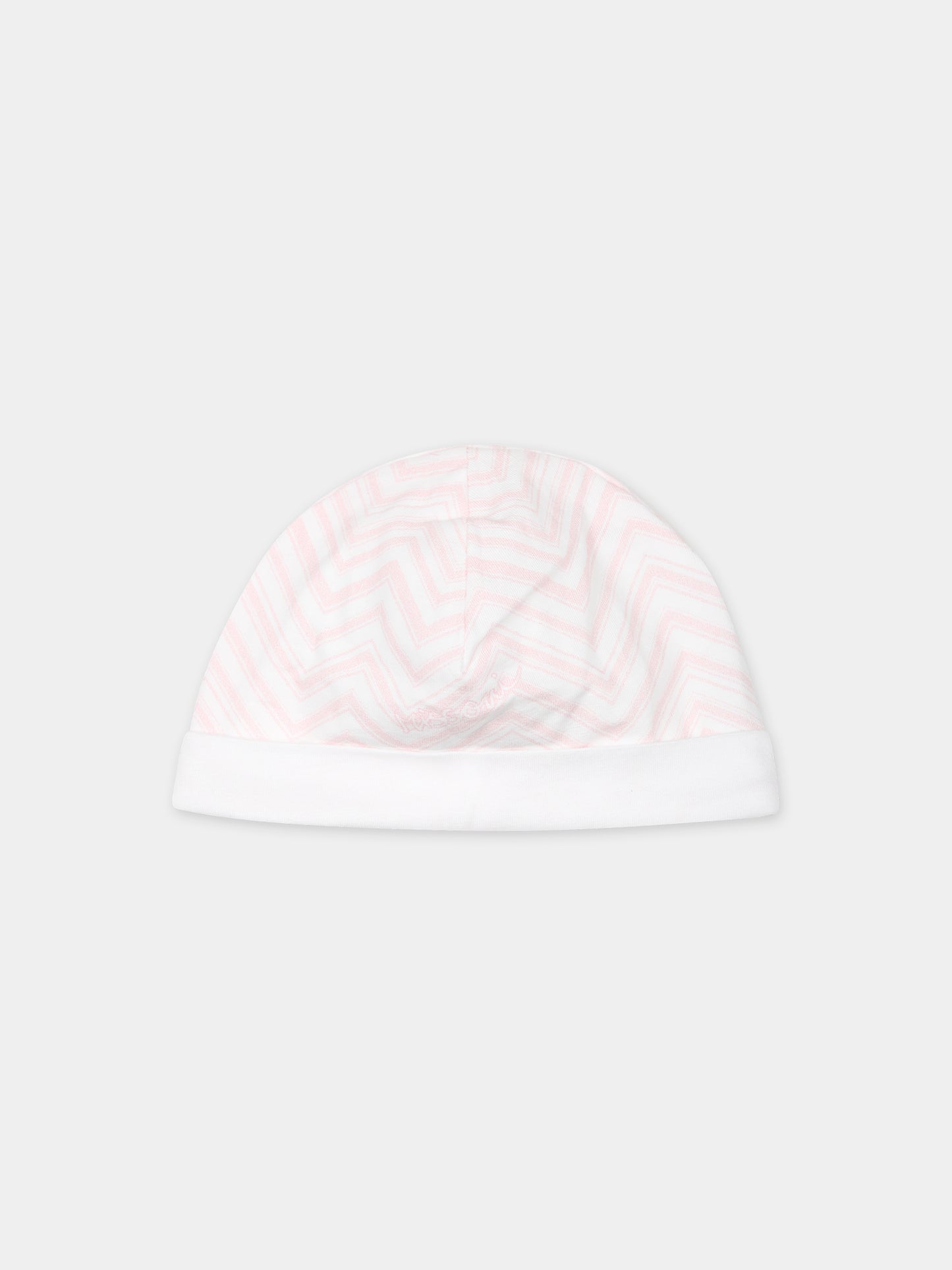 Set bianco per neonata con motivo chevron,Missoni,MUB020 J0394 100RS