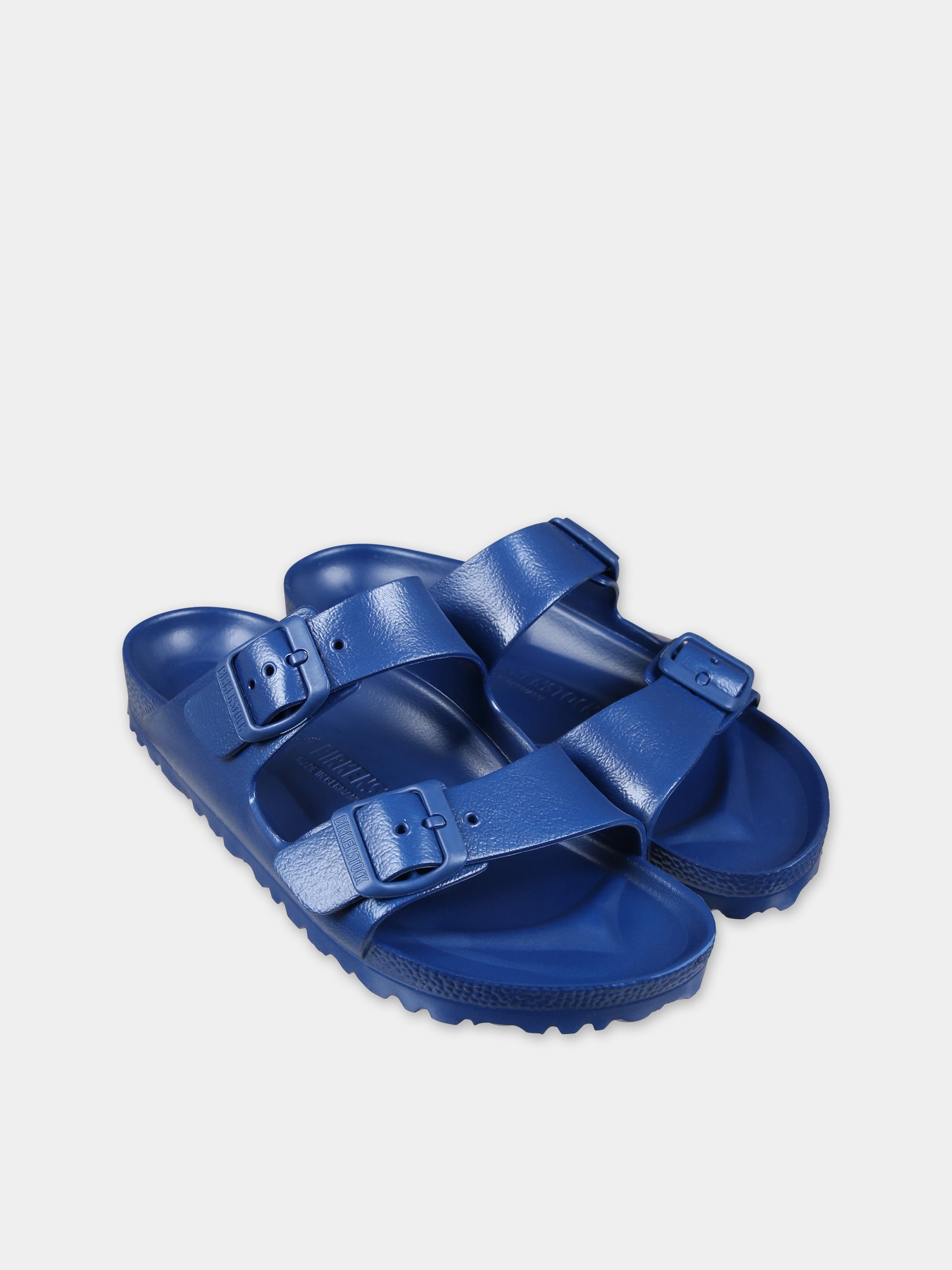 Ciabatte blu Arizona Eva per bambini con logo,Birkenstock,1019142