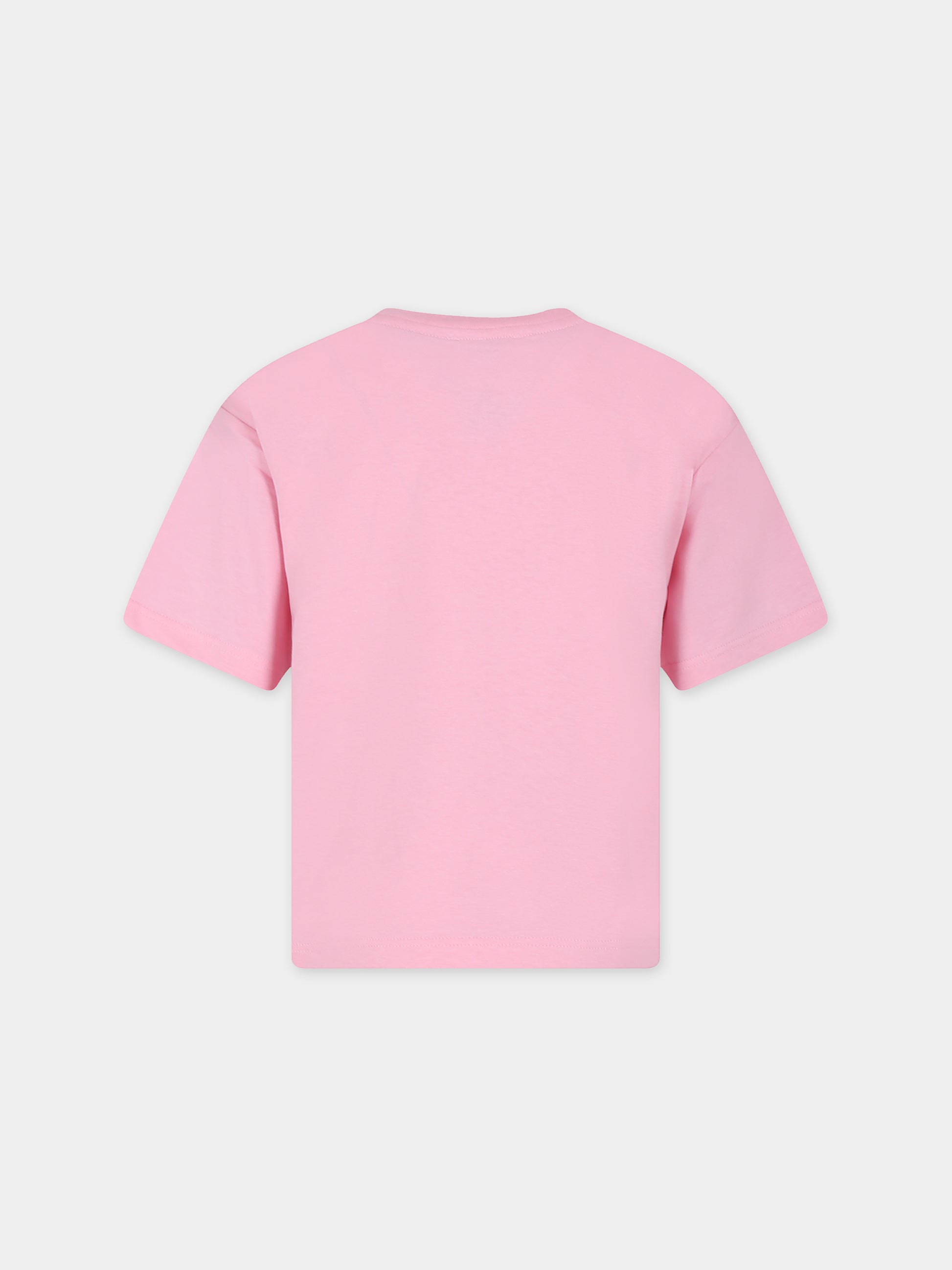 T-shirt rosa per bambina con logo,Marc Jacobs,W60039 45T