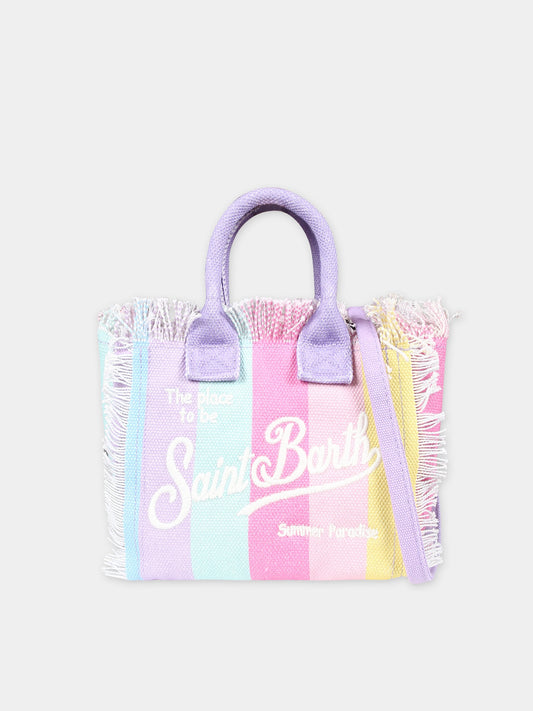 Borsa multicolor per bambina con logo,Mc2 Saint Barth,VAMI001 01191F
