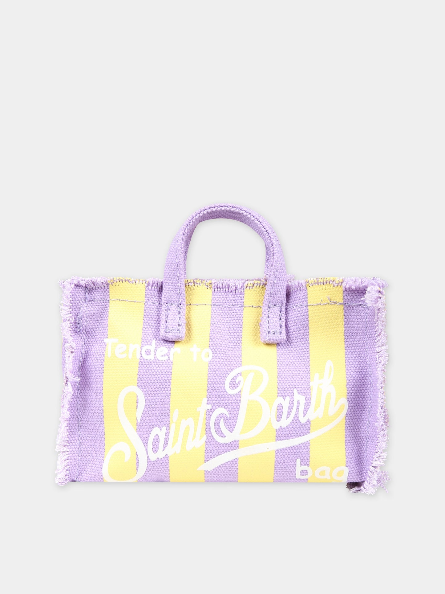 Borsa porta cellulare viola per bambina con logo,Mc2 Saint Barth,PHONE001 00603F