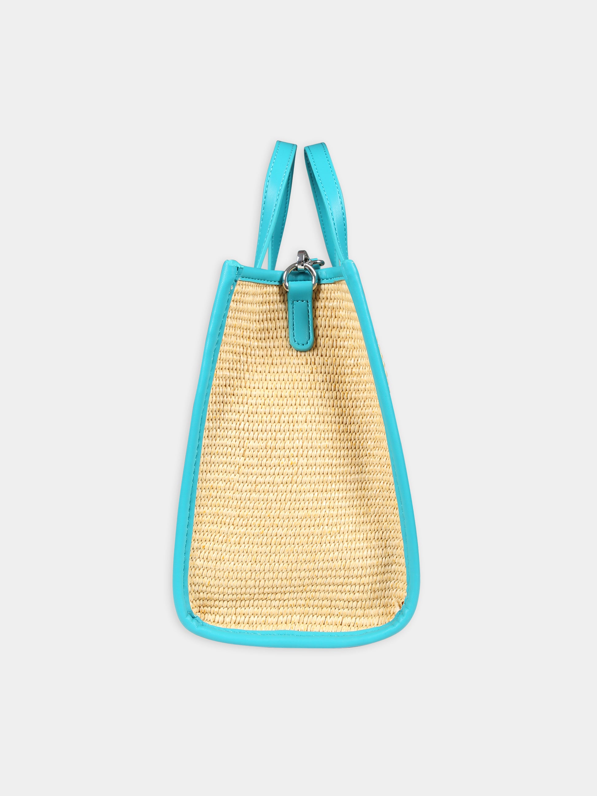 Borsa mare verde per bambina con logo,Mc2 Saint Barth,VVID001 00249F