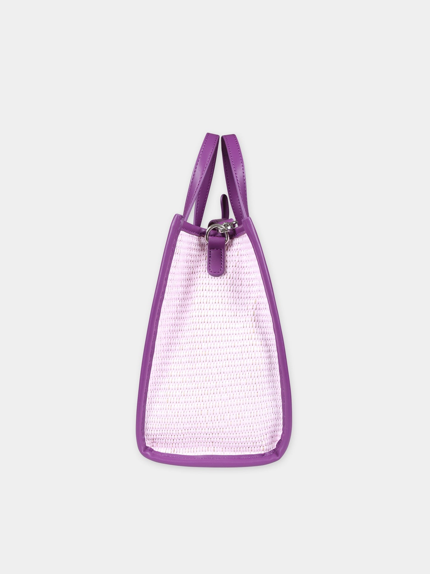 Borsa mare viola per bambina con logo,Mc2 Saint Barth,VVID001 00247F