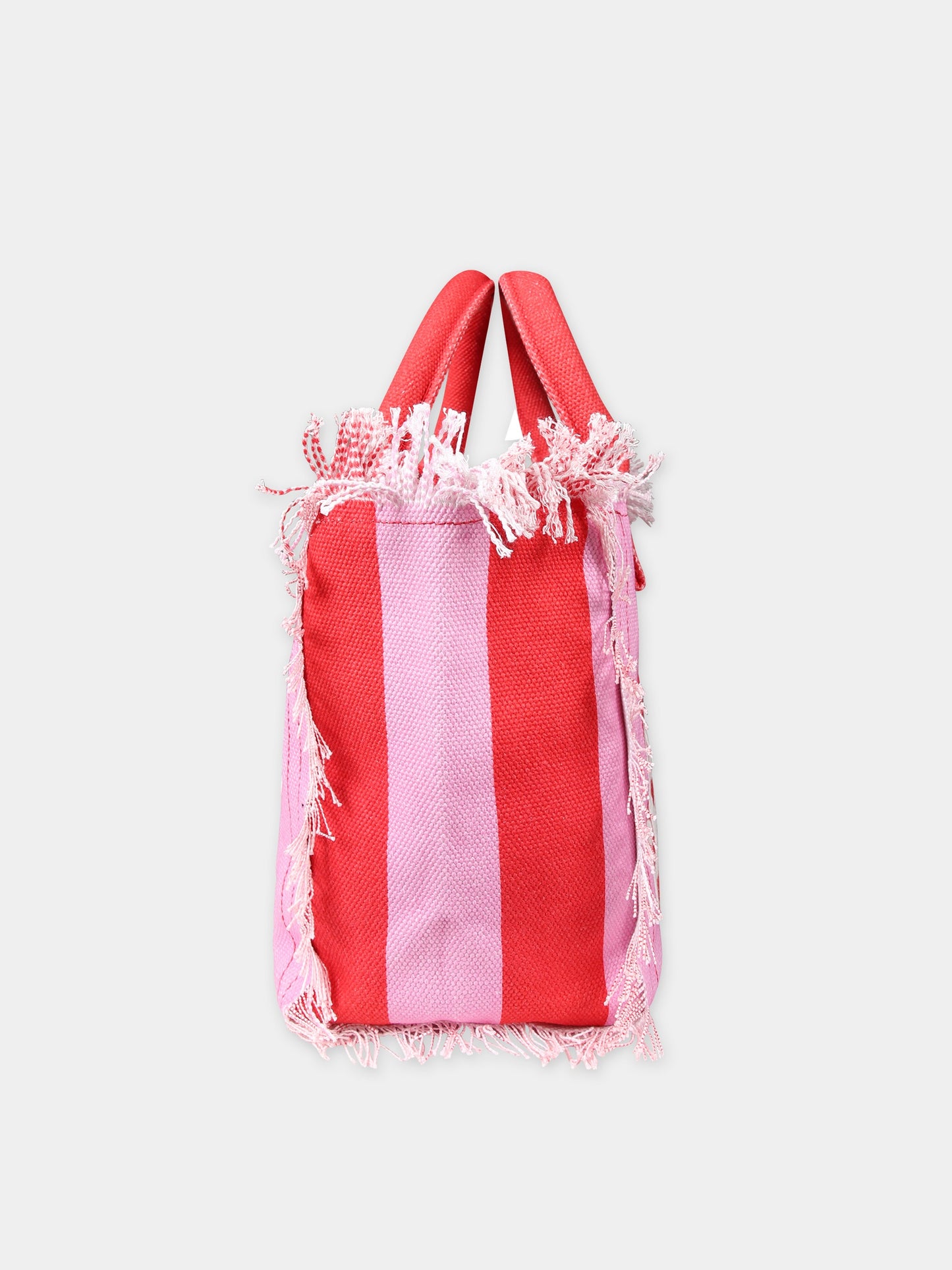 Borsa mare rossa per bambina con logo,Mc2 Saint Barth,COL0001 00169F