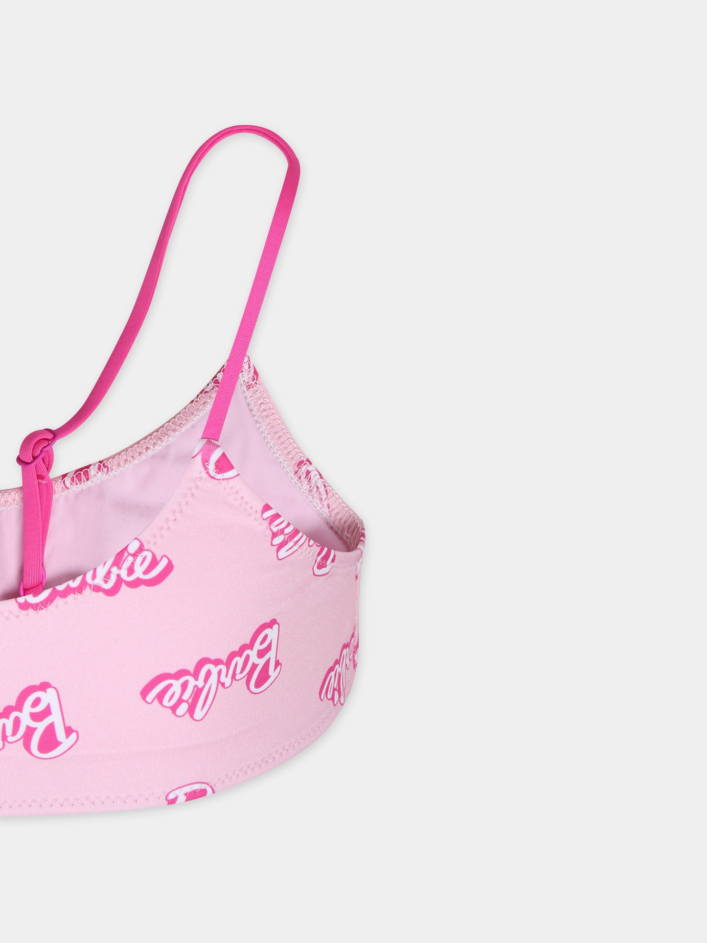 Bikini rosa per bambina con scritta,Mc2 Saint Barth,JAI0005 03293F