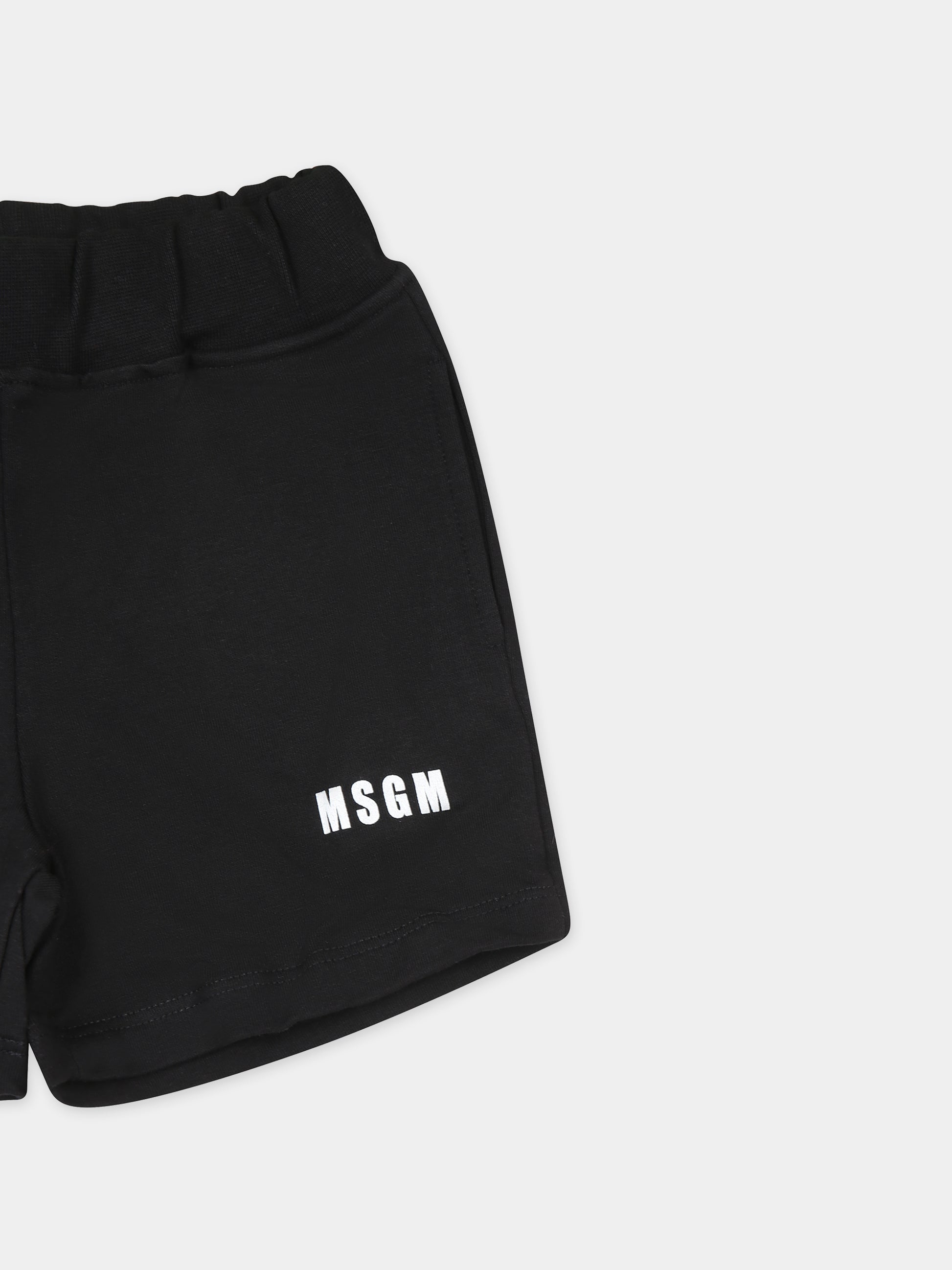 Completo verde per neonato con logo e stampa,Msgm Kids,MS029558 902/01