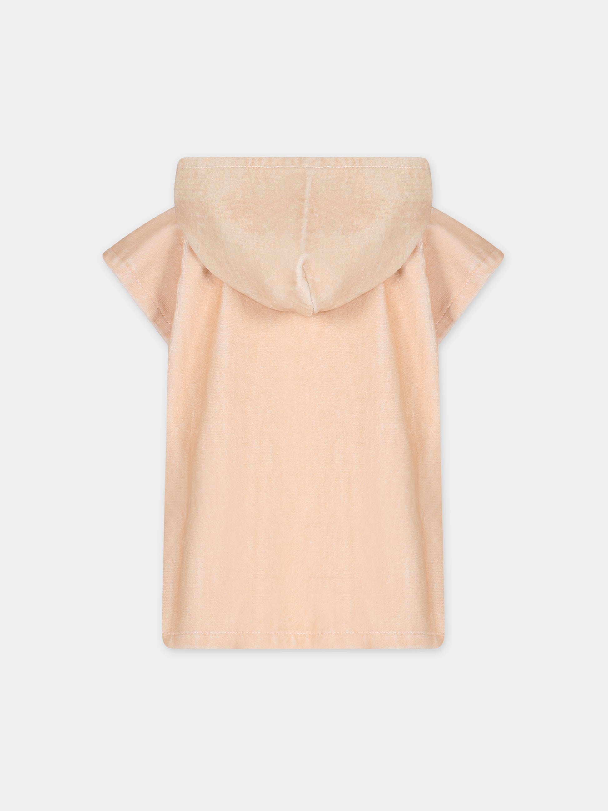 Accappatoio rosa per bambina con chitarra,Stella Mccartney Kids,TSCA00 Z0163 504