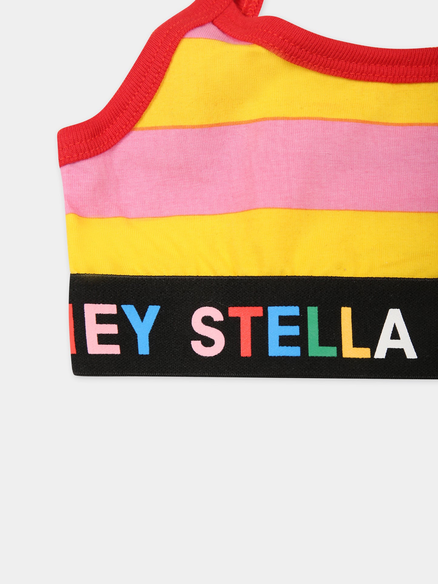 Set reggiseni multicolor per bambina con logo,Stella Mccartney Kids,TT0A19 Z1548 999MC