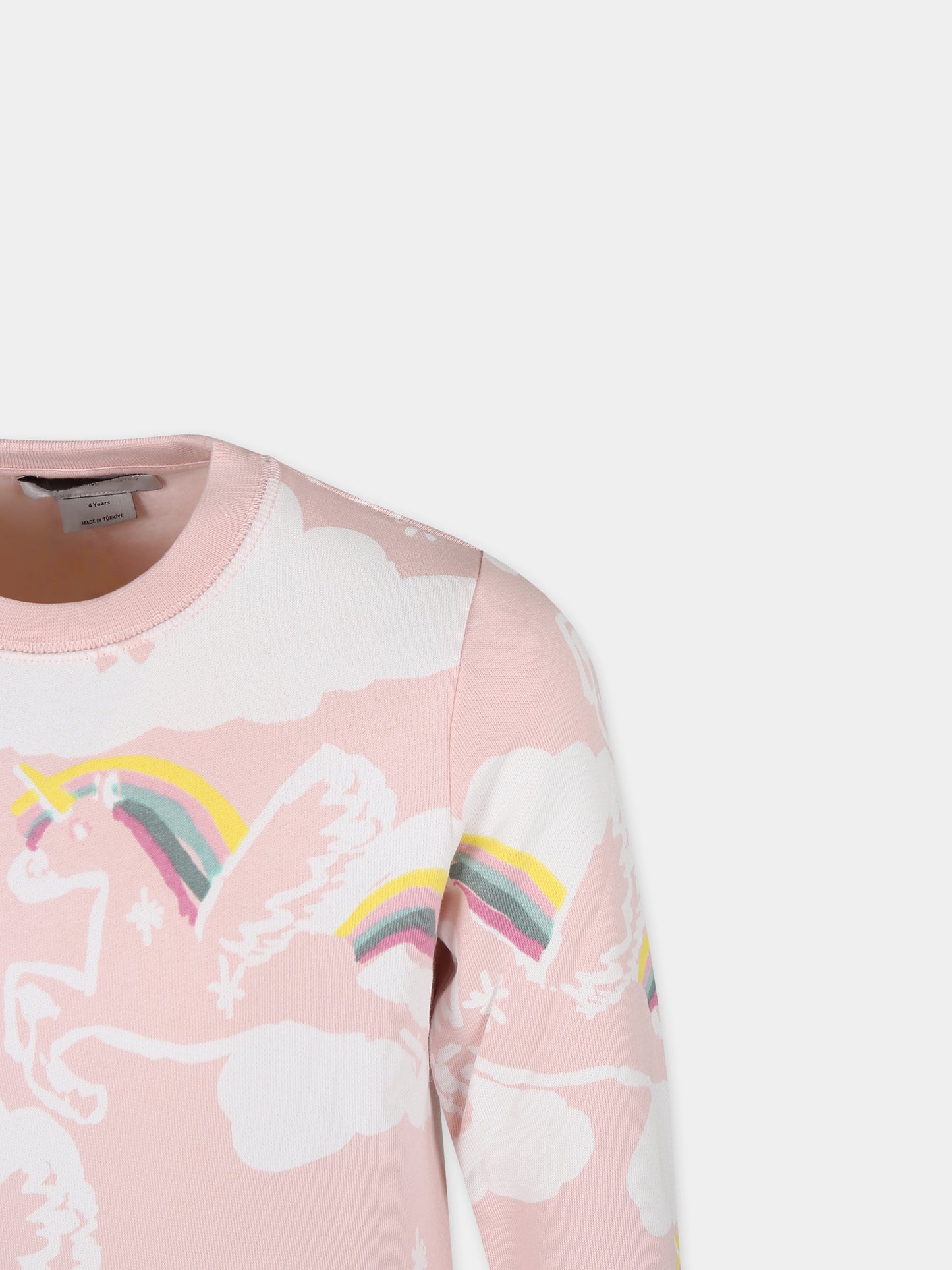 Completo rosa per bambina con unicorni,Stella Mccartney Kids,TT3A00 Z1347 505MC