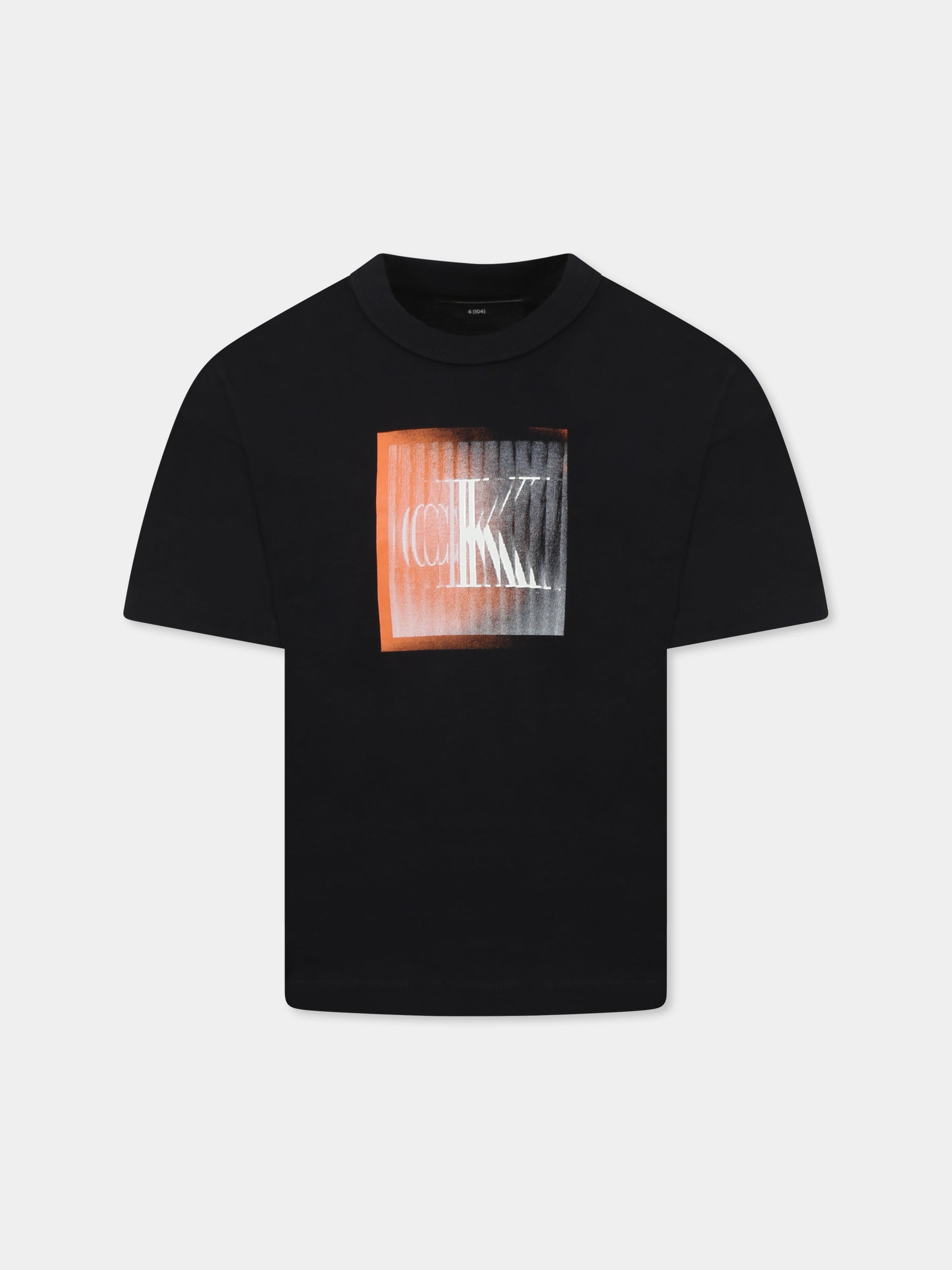 T-shirt avorio per bambino con logo,Calvin Klein Kids,24F CKIB0IB02356J IB0IB02356 BEH