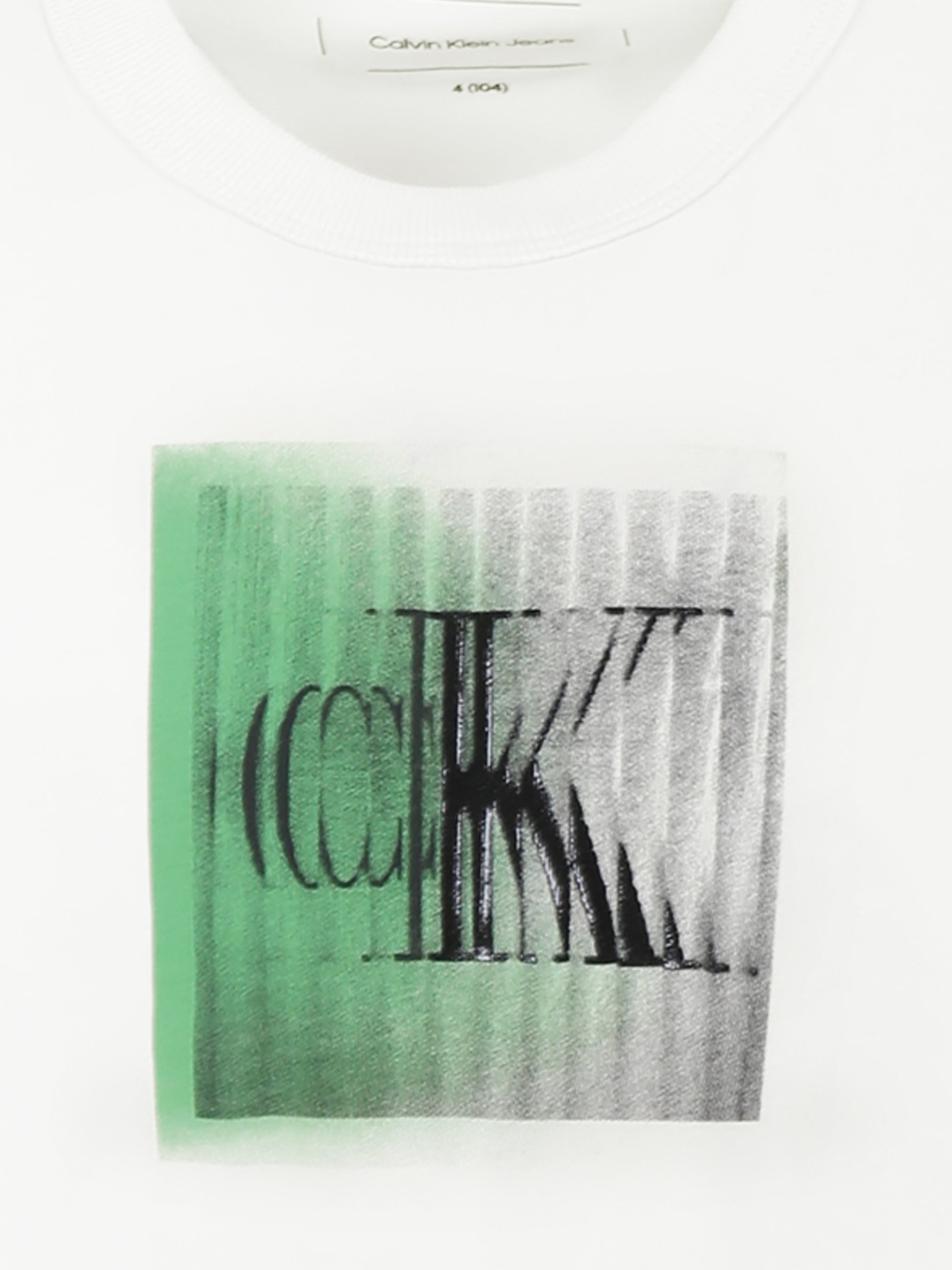 T-shirt avorio per bambino con logo,Calvin Klein Kids,24F CKIB0IB02356J IB0IB02356 CKS
