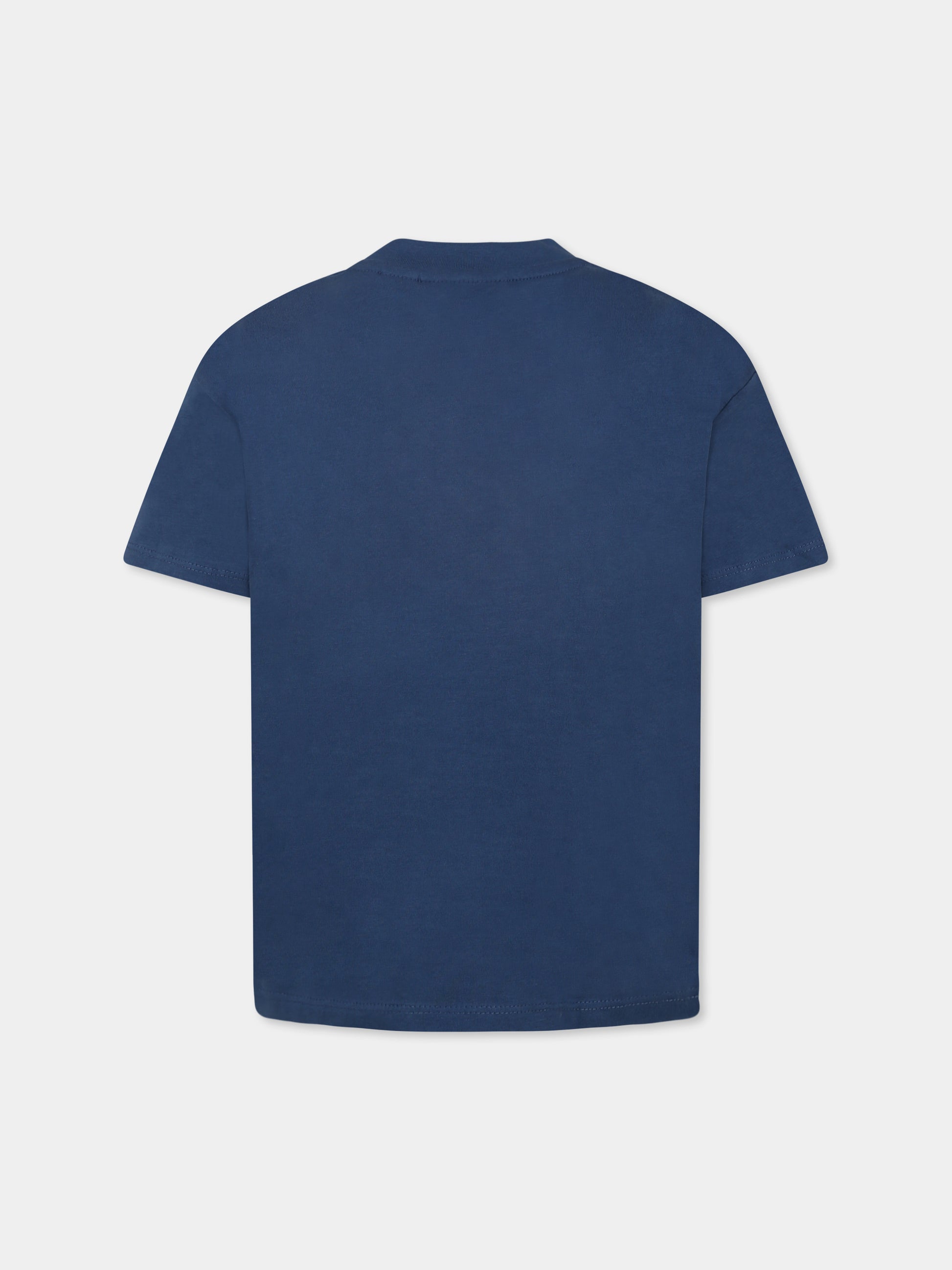 T-shirt blu per bambino con logo,Calvin Klein Kids,24F CKIB0IB02359J IB0IB02359 CFA