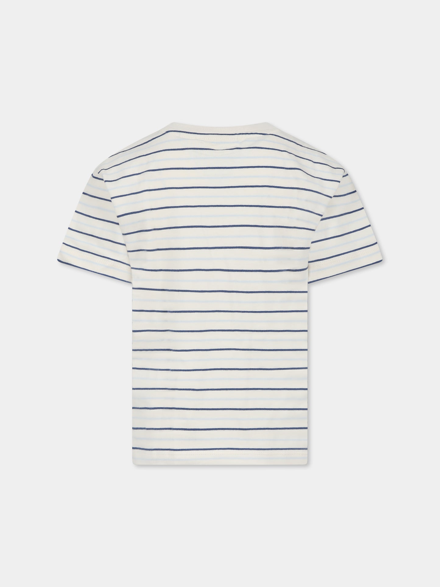 T-shirt avorio per bambini con logo,Calvin Klein Kids,24F CKIB0IB02509J IB0IB02509 0A9