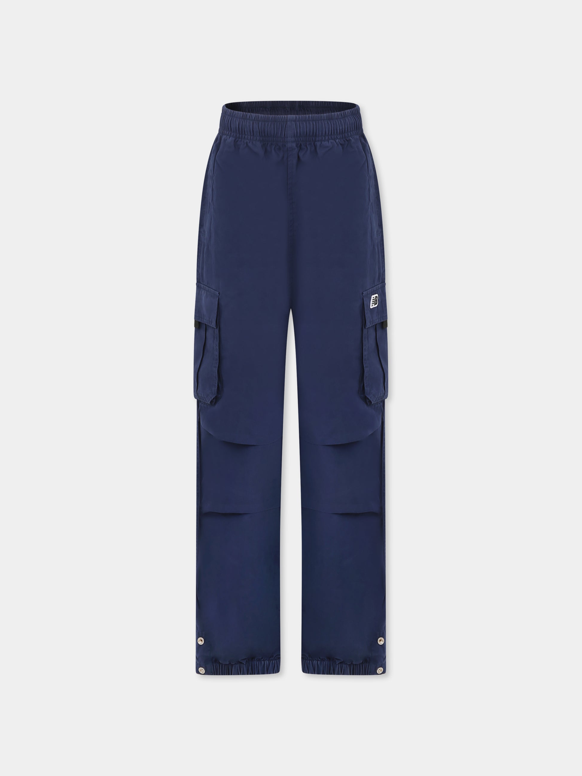 Pantaloni blu per bambino con logo,New Balance,NOS NBLAKB0078 LAKB0078 NNY