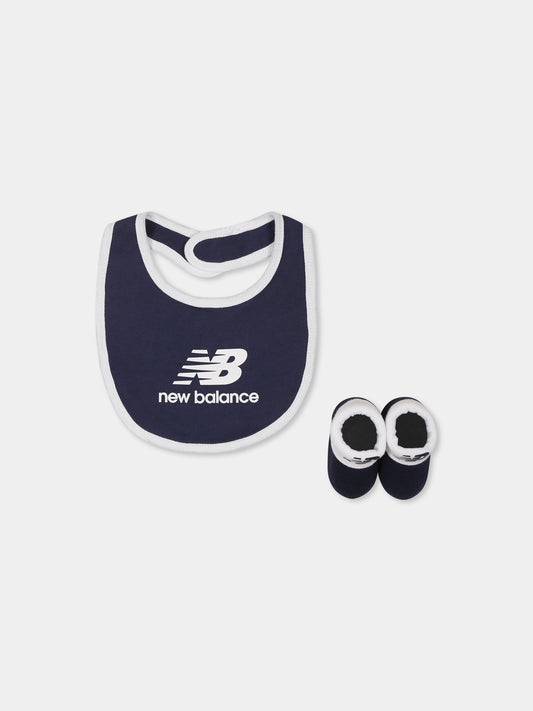 Set accessori blu per neonato con logo,New Balance,NOS NBLAKB0105 LAKB0105 NNY