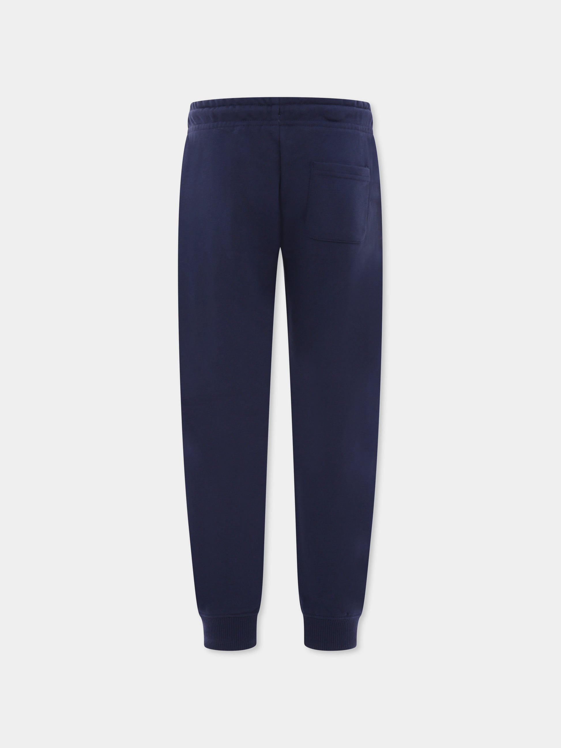 Pantaloni blu per bambino con logo,New Balance,25S NBLAKB0226 LAKB0226 NNY