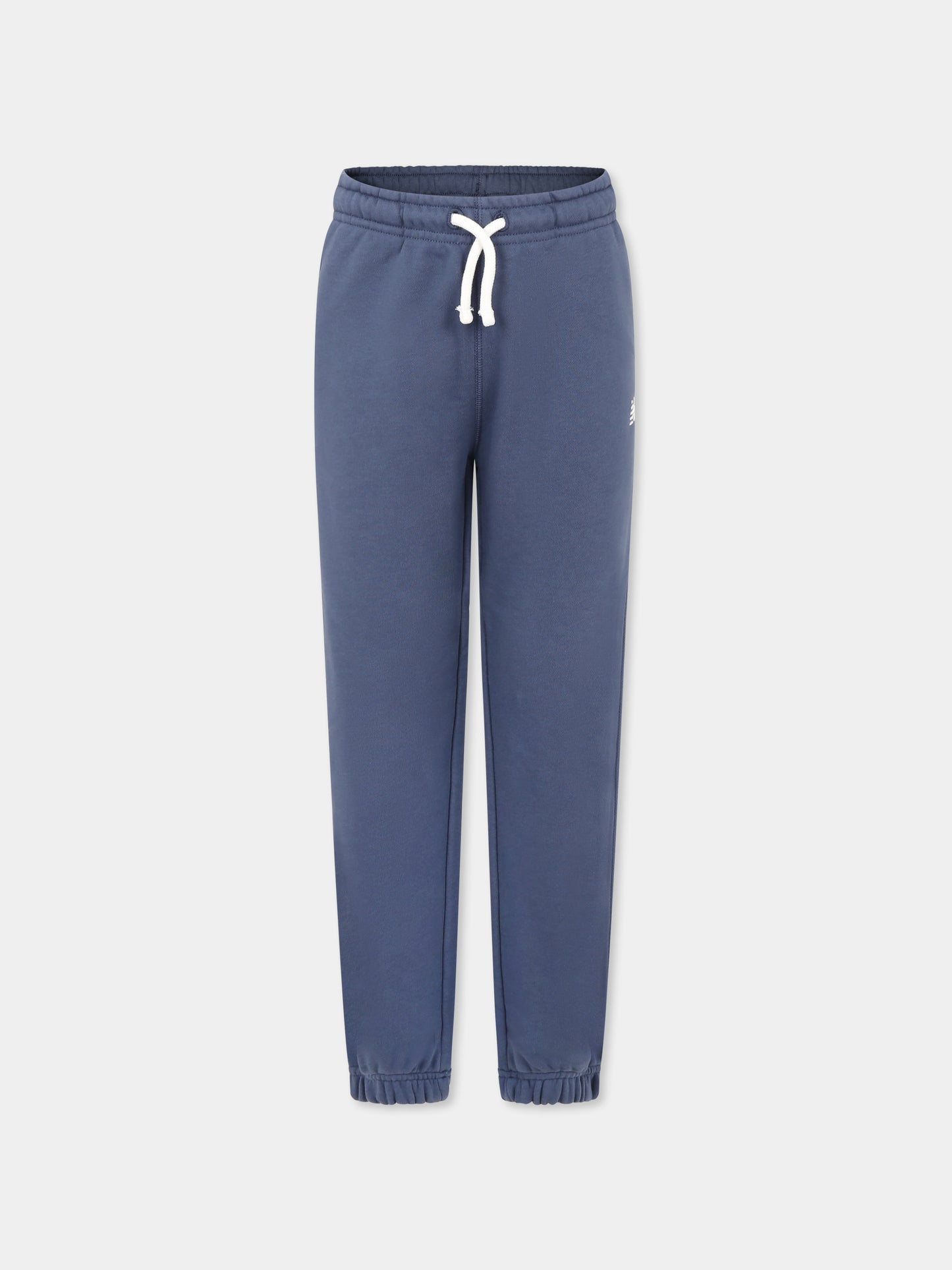 Pantaloni blu per bambina con logo,New Balance,NOS NBLAKG0058 LAKG0058 VTI