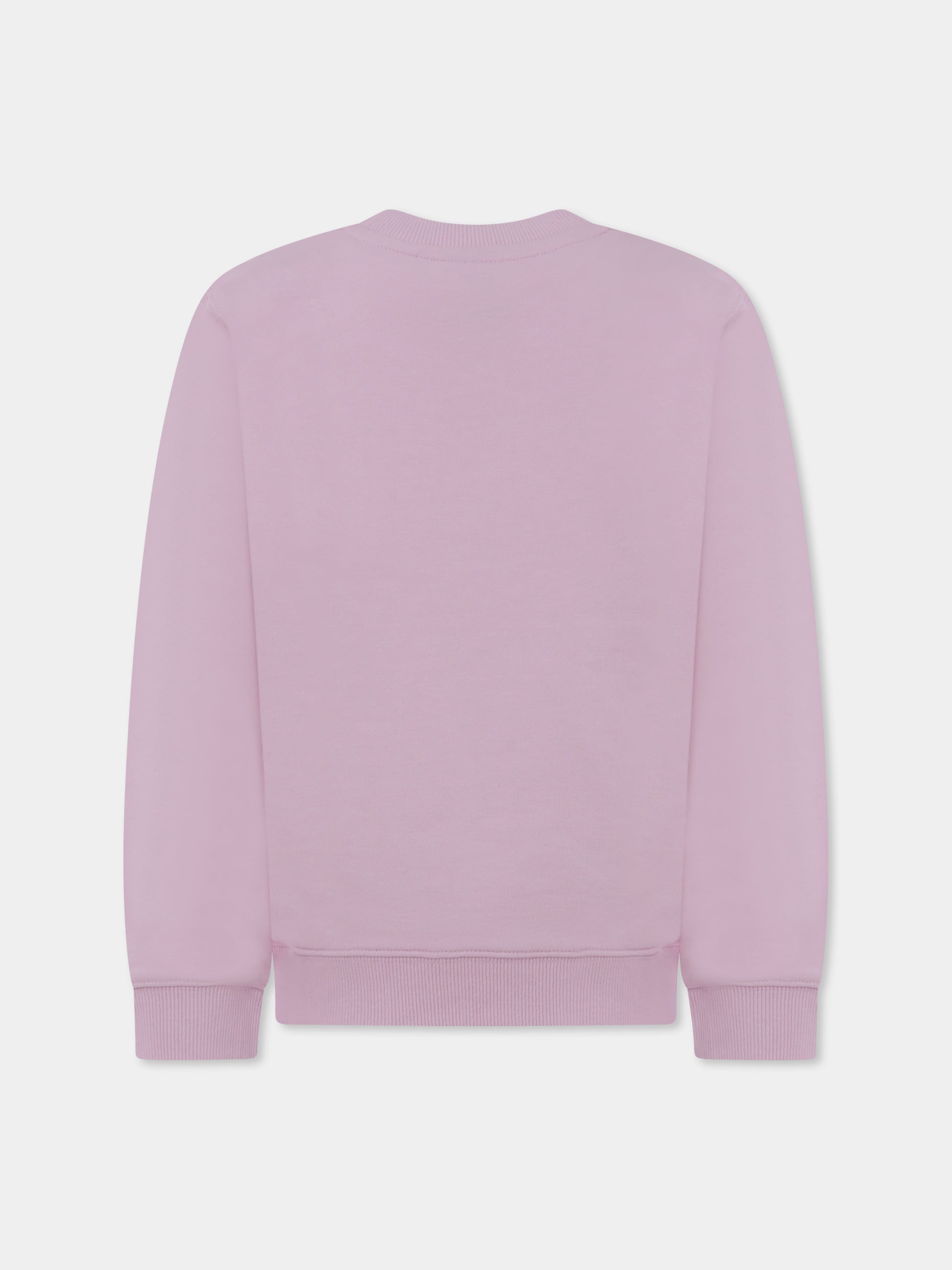 Felpa rosa per bambina con logo,New Balance,25S NBLAKG0157 LAKG0157 LIR