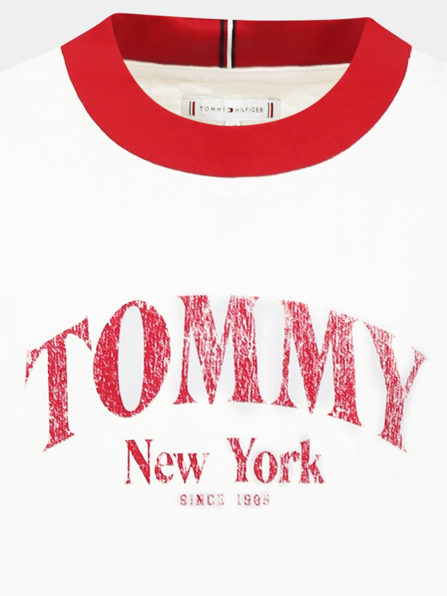 Ivory t-shirt for girl with logo